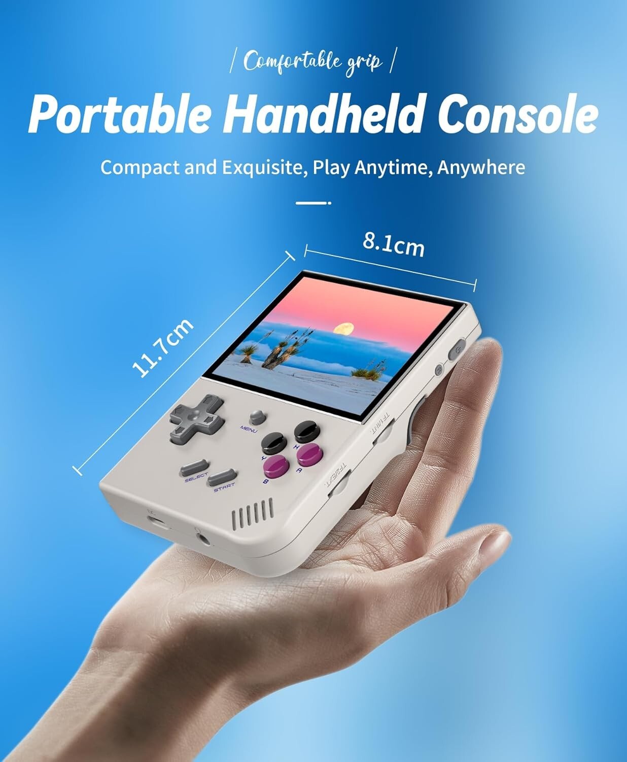 RG35XX plus Retro Handheld Game Console, Support HDMI TV Output 5G Wifi Bluetoot