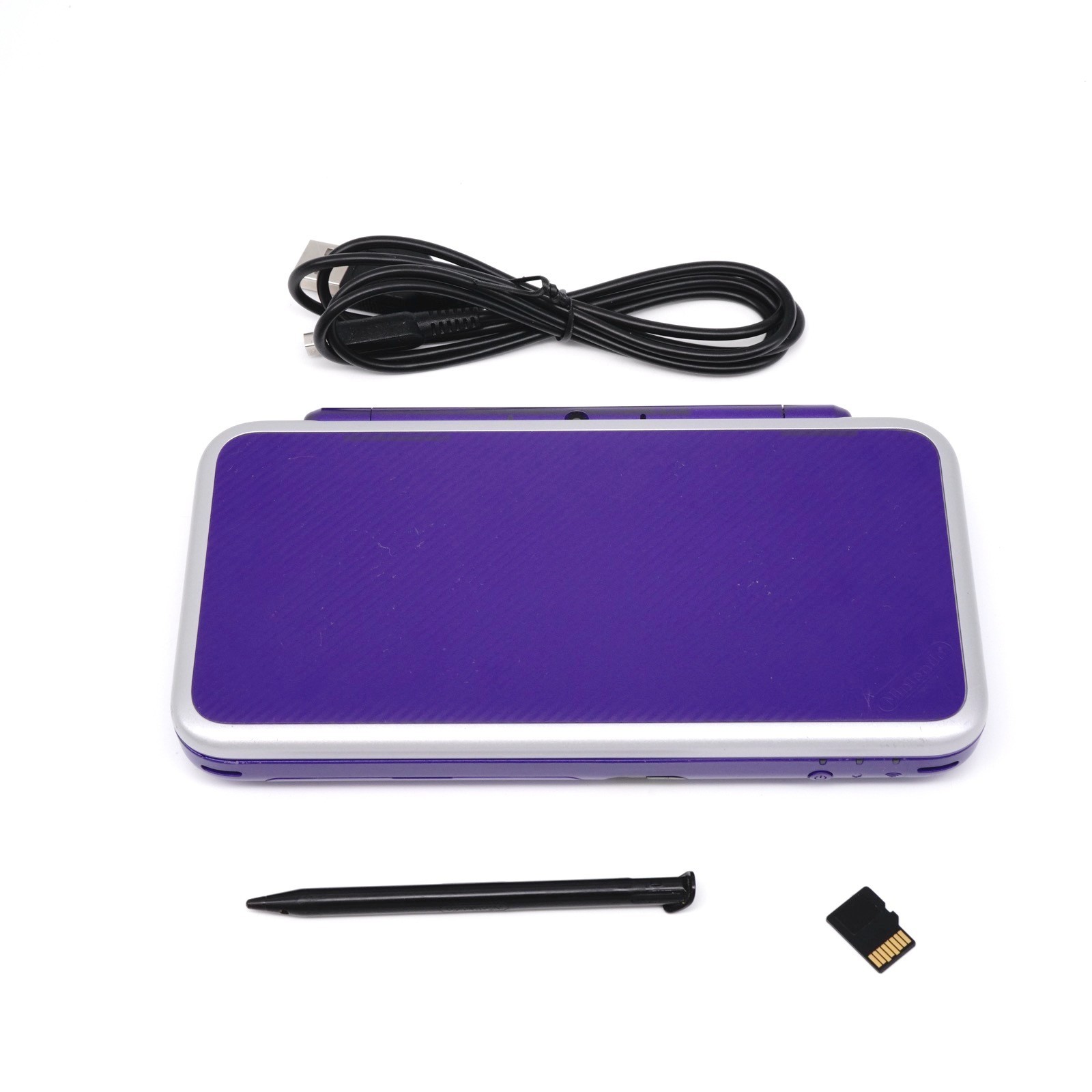 Nintendo “New” 2DS XL Console Purple & Silver w Accessories (USA)