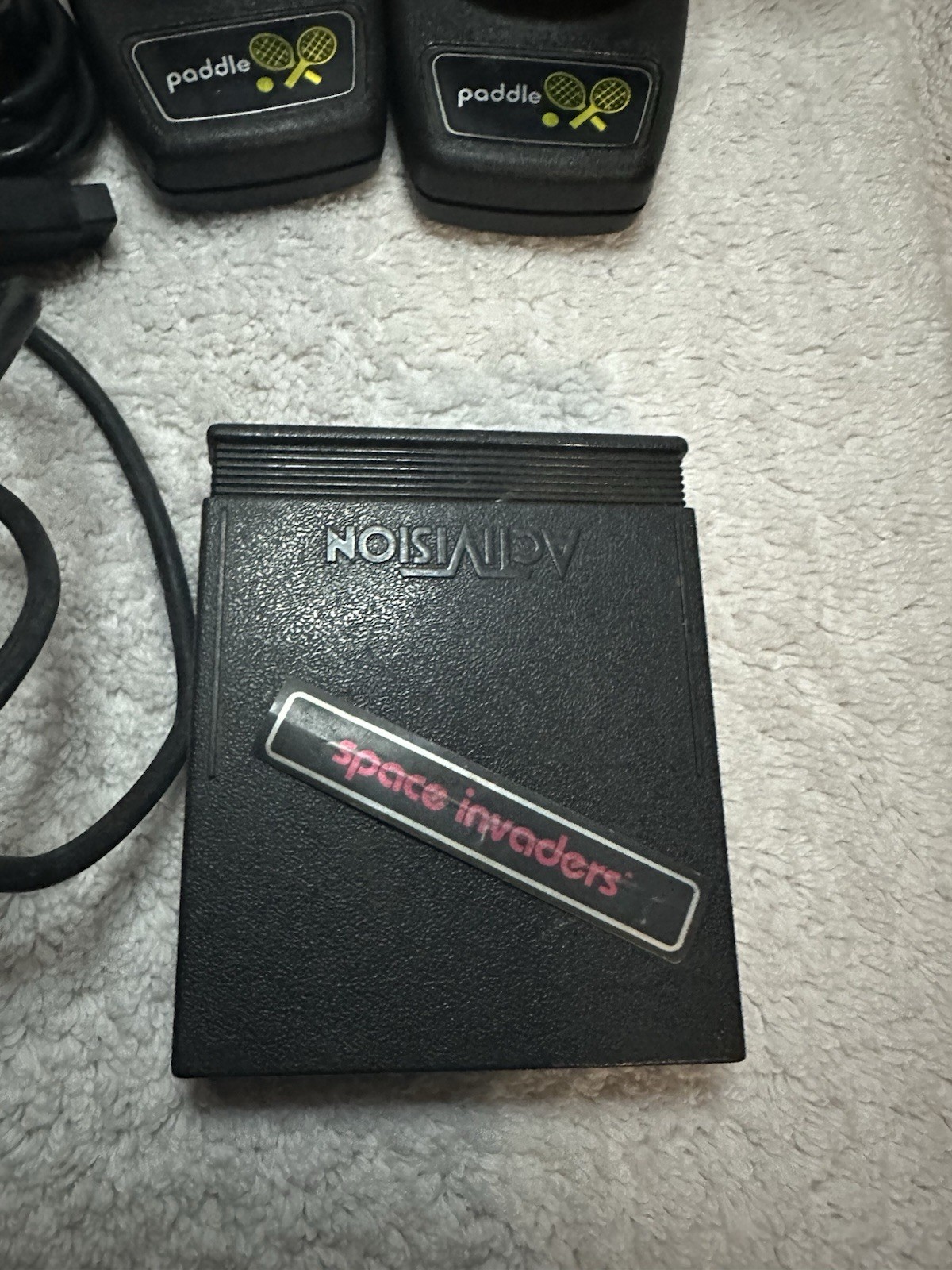 Atari 2600 Woodgrain Console Model CX-2600 A AS IS For Parts / Repair -W Extras