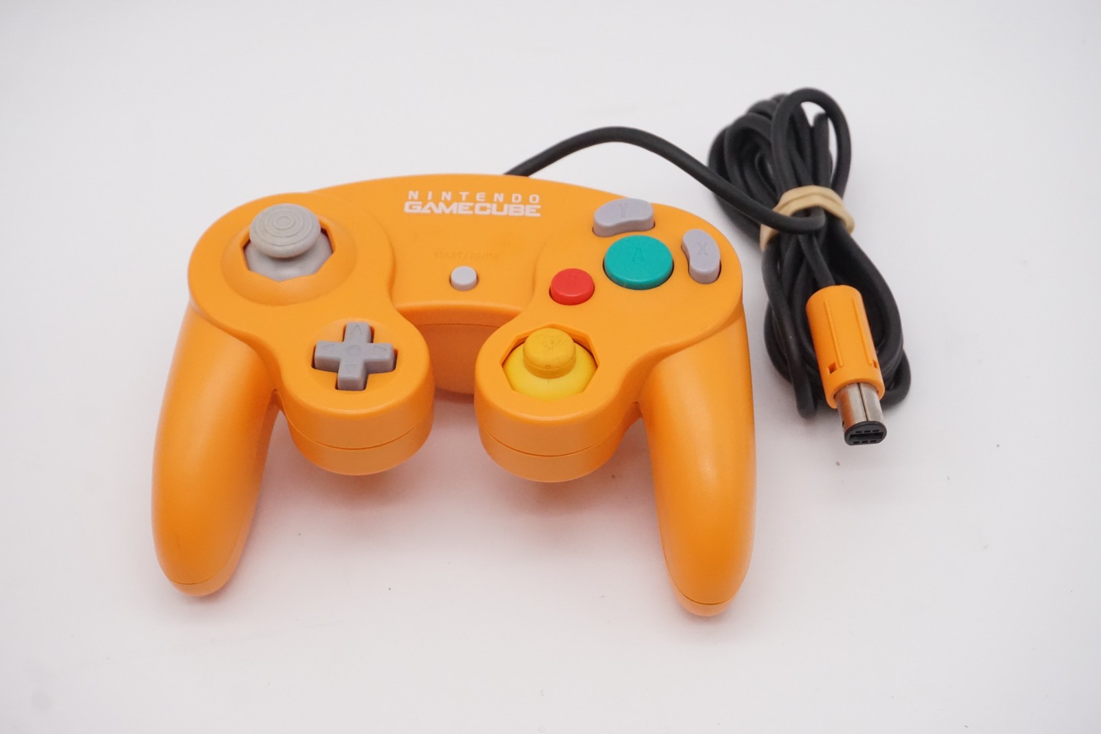 Nintendo Orange GameCube With Memory Card Plays Enlgish DOL-001 JPN With Box