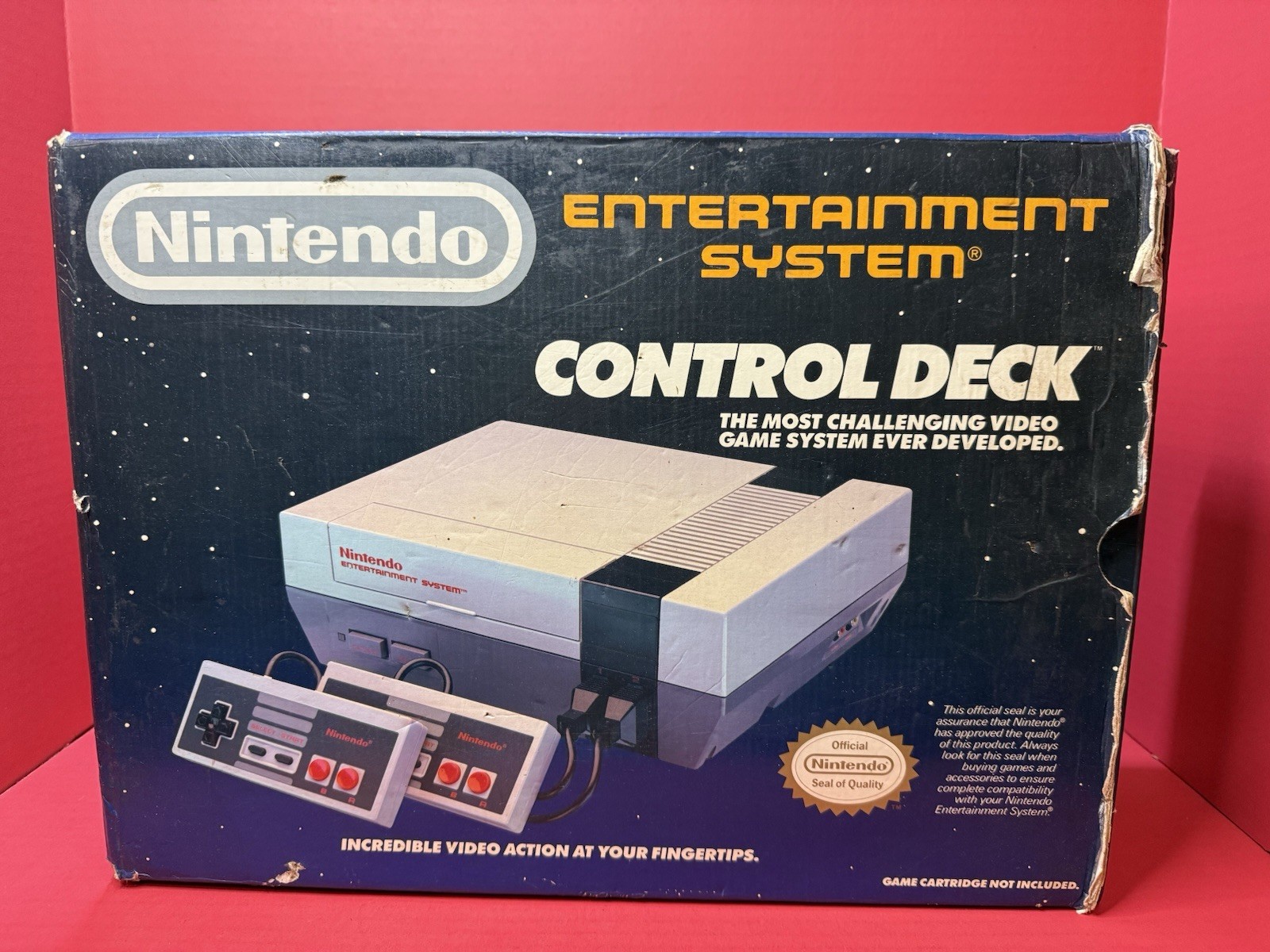 Vintage 1985 Nintendo Control Deck Super Mario Brothers Version With Box Manual