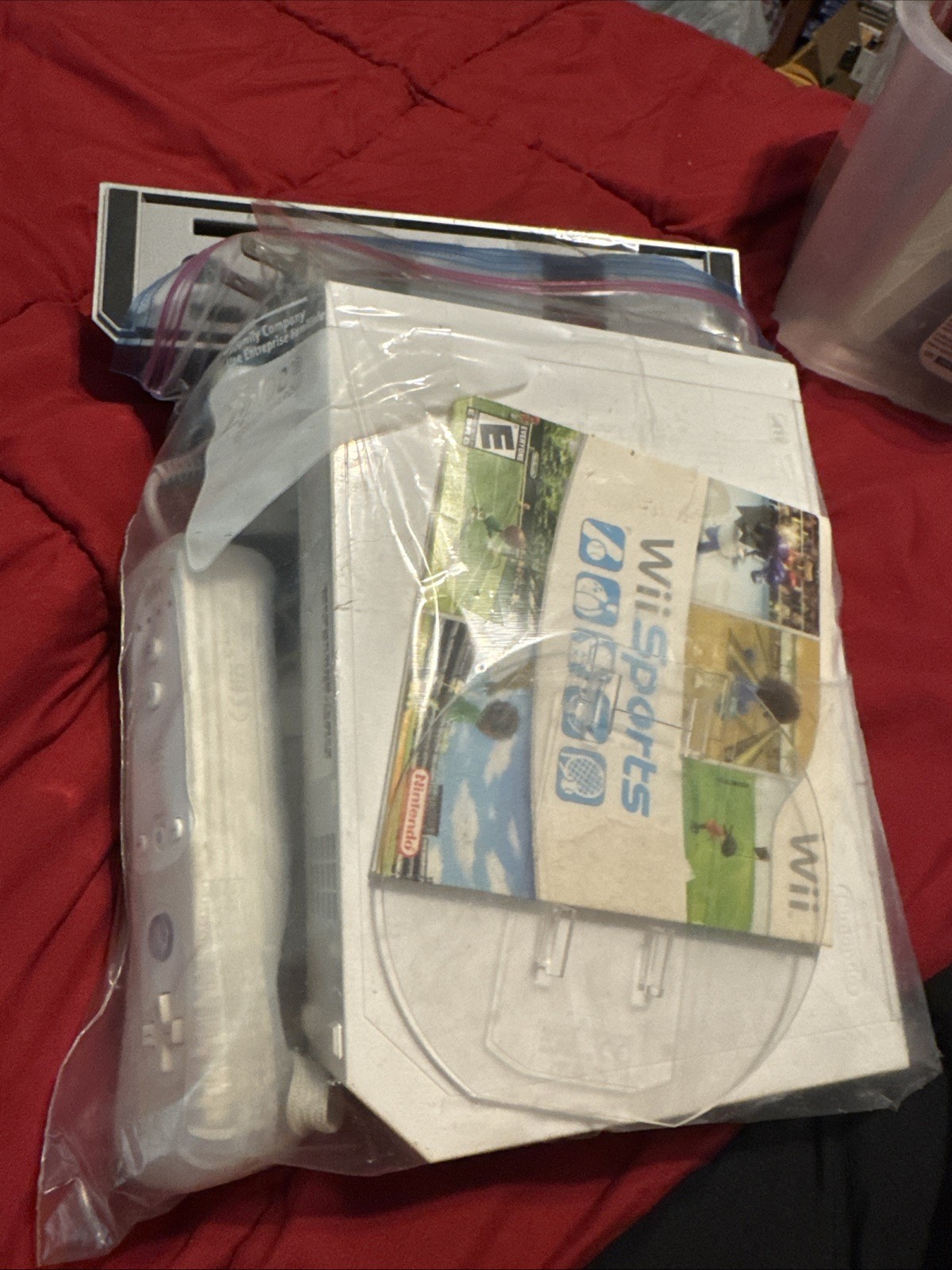 Nintendo Wii White Console Bundle with Wii Sports – Tested Working