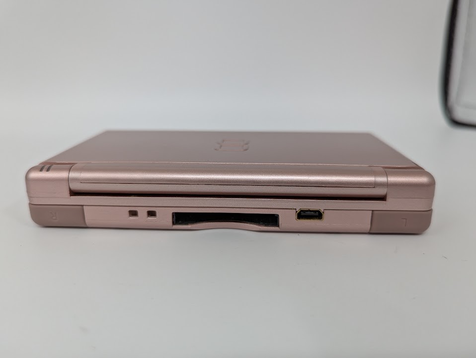 B303 Nintendo DS Lite console Metallic Rose Pink Japan NDS w/pen pouch fx
