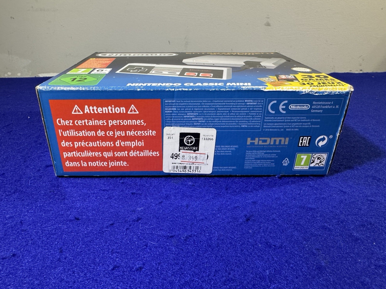 Nintendo NES Classic Edition HDMI Mini Home Console – EU Edition NEW Open Box