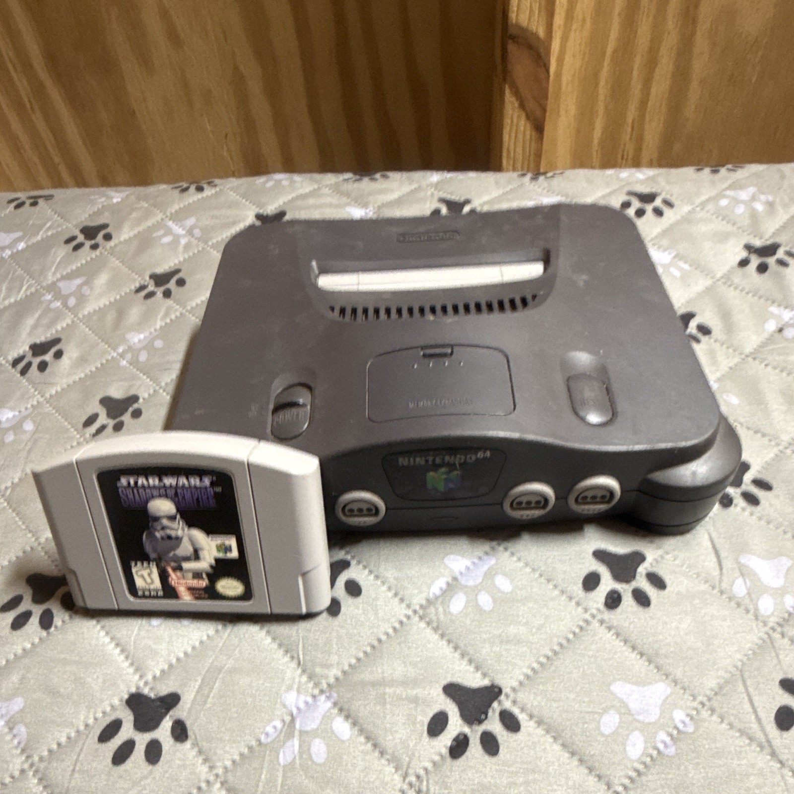 Nintendo 64 NUS-001(USA) Gray Console NTSC-U/C w/ Star Wars Shadows of Empire