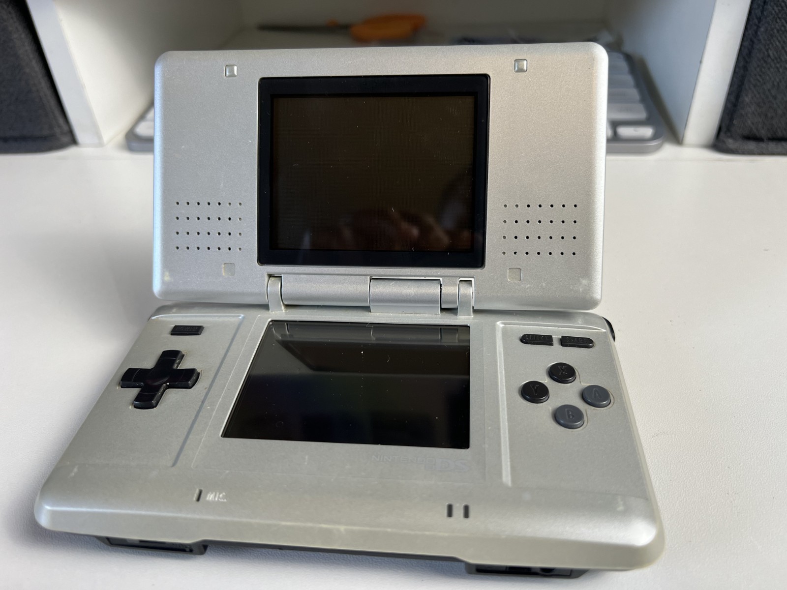 Nintendo DS Original Gray Console Tested No Charger
