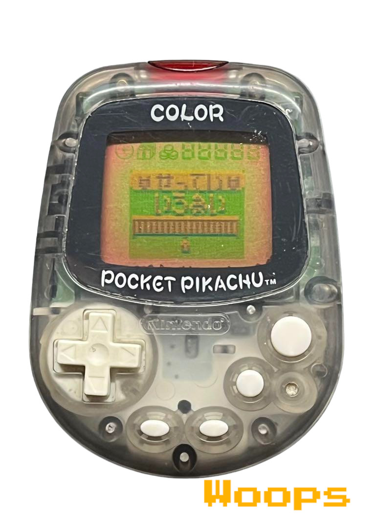 Nintendo Pokemon Pocket Pikachu Color MPG-002 Console Only Pedometer Tested work