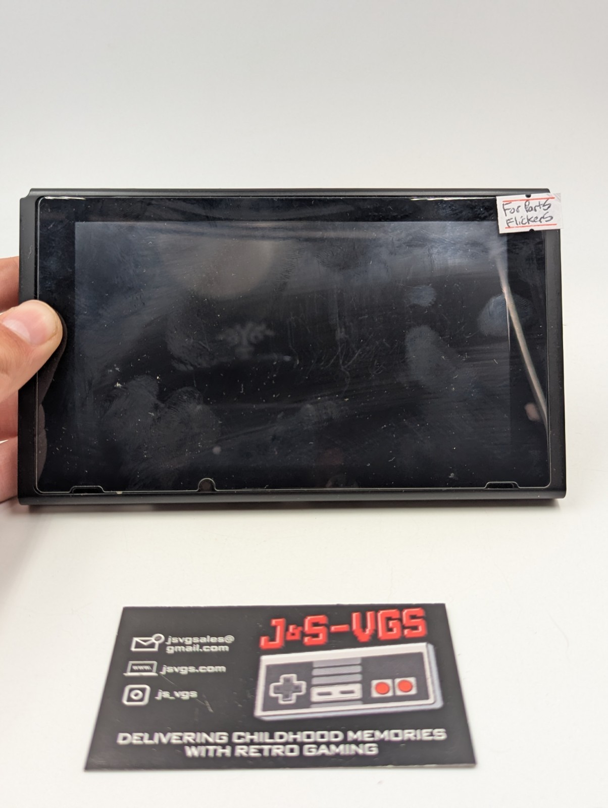Nintendo Switch Tablet Replacement Console Flickering Screen AS IS OEM