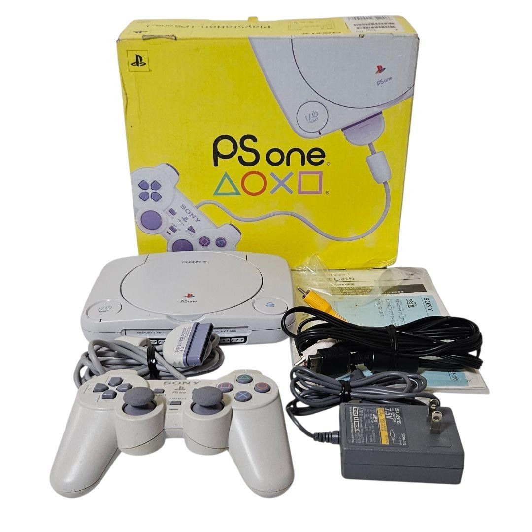 Sony Playstation PS one SCPH-100 PS1 Yellow Console Yellow Ver BOX Tested
