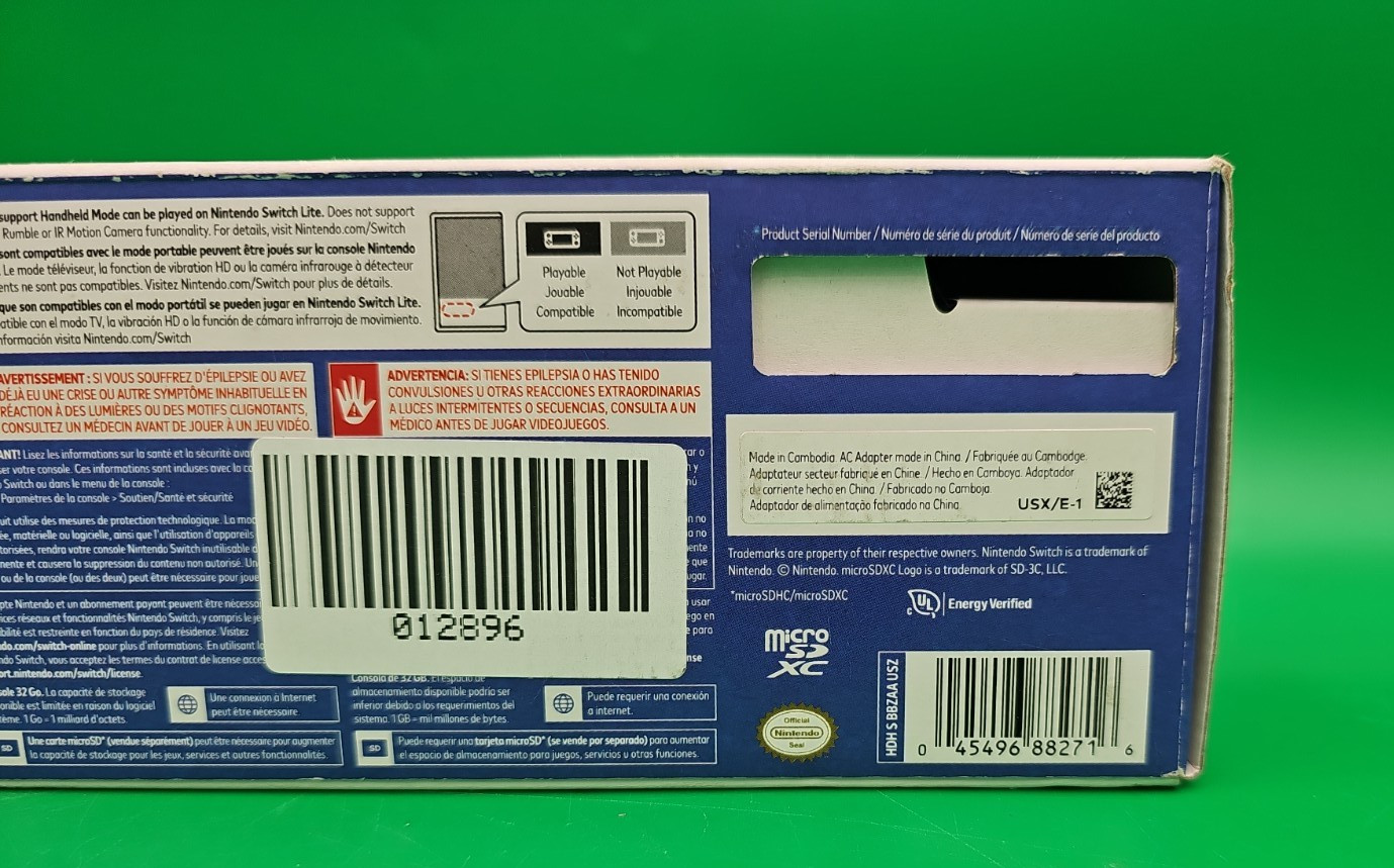 Nintendo Switch Lite Game Console 32 GB Handheld Gaming System Blue HDHSBBZAA