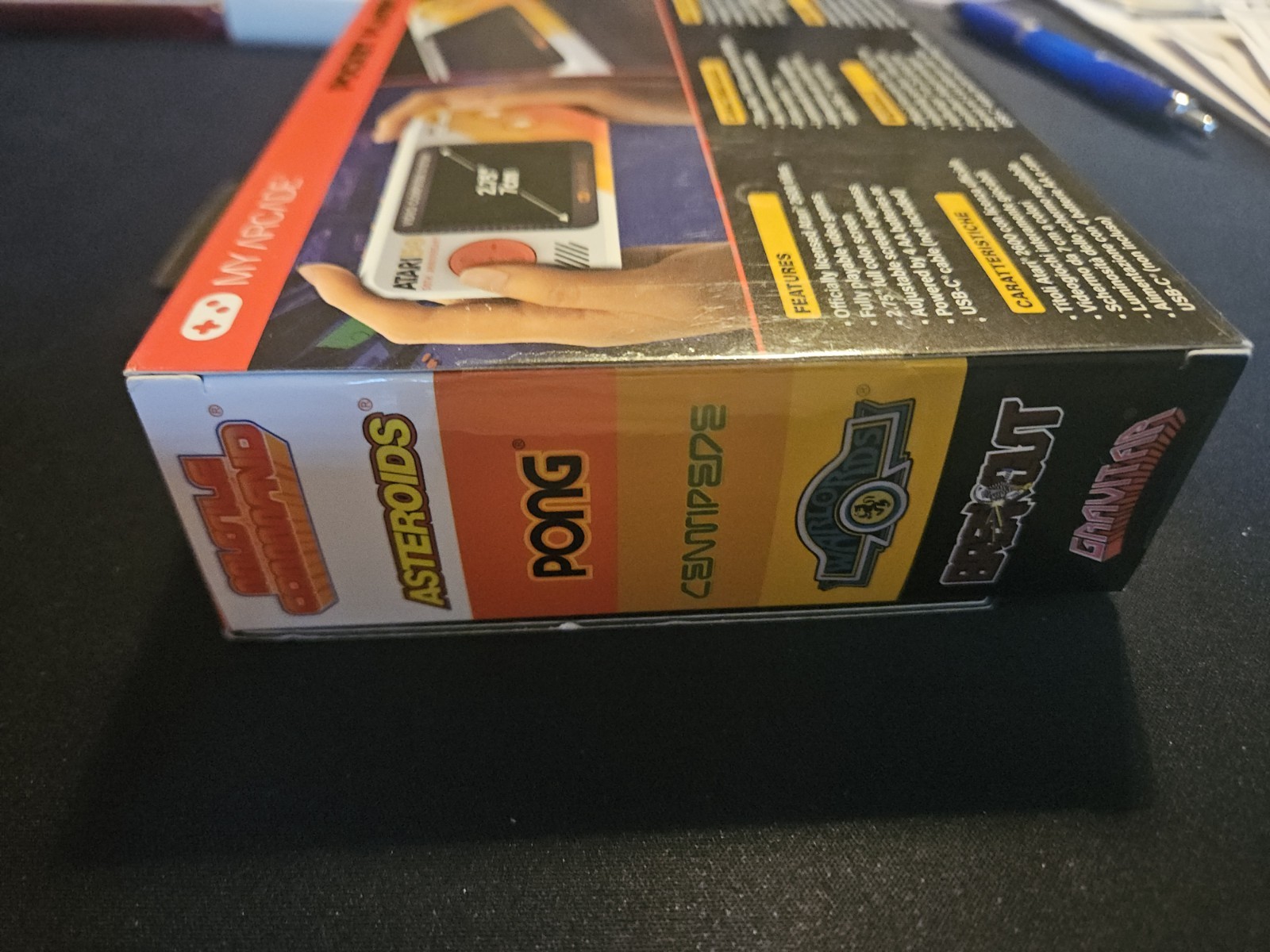 Atari Pocket Player Pro Handheld Console, 100 Games, 2.75″ Color Display “New”