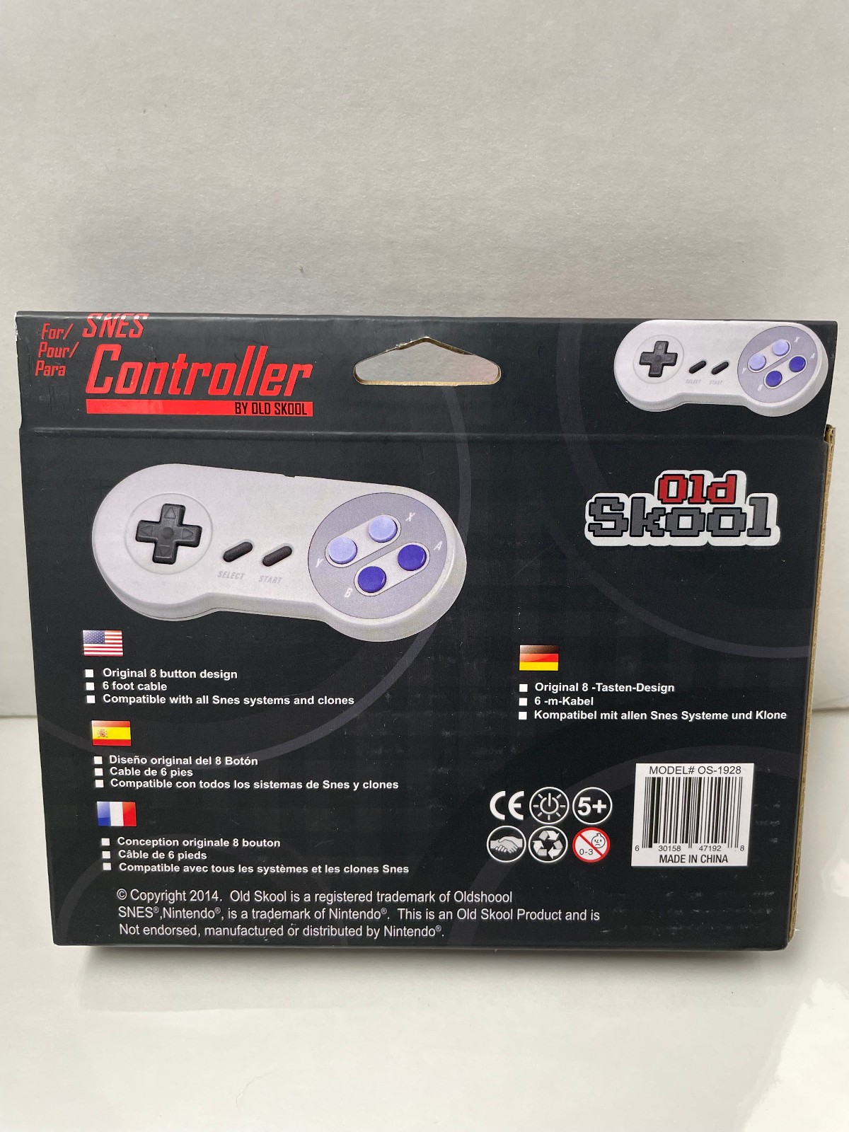 Super Nintendo (SNES) Home Console/System – Gray – Controller and Cords
