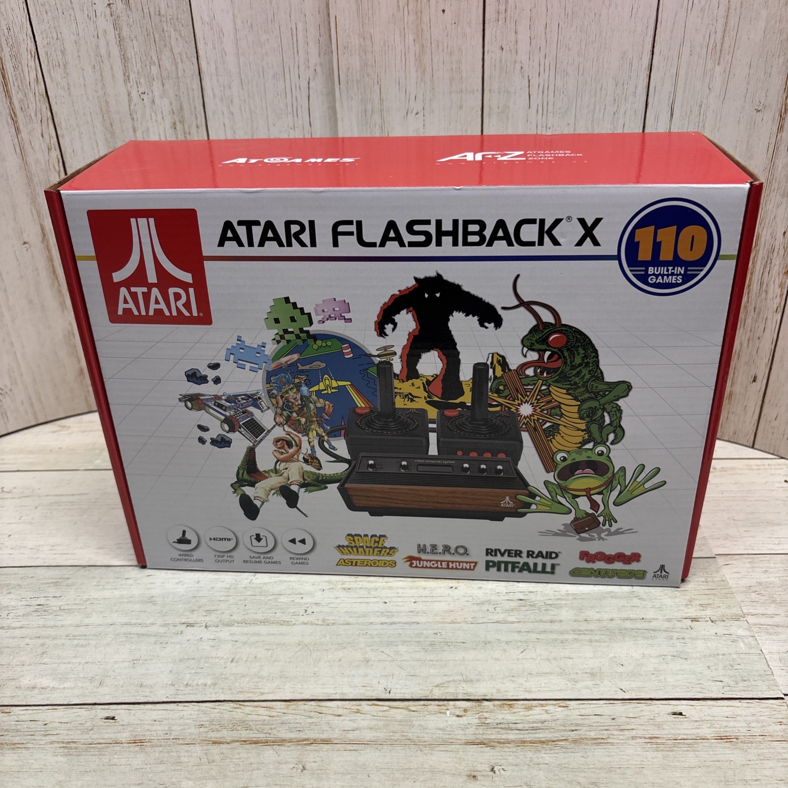 Atari Flashback X 10 AR3060 HD 110 Video Games 2 Controllers Plug N Play TESTED