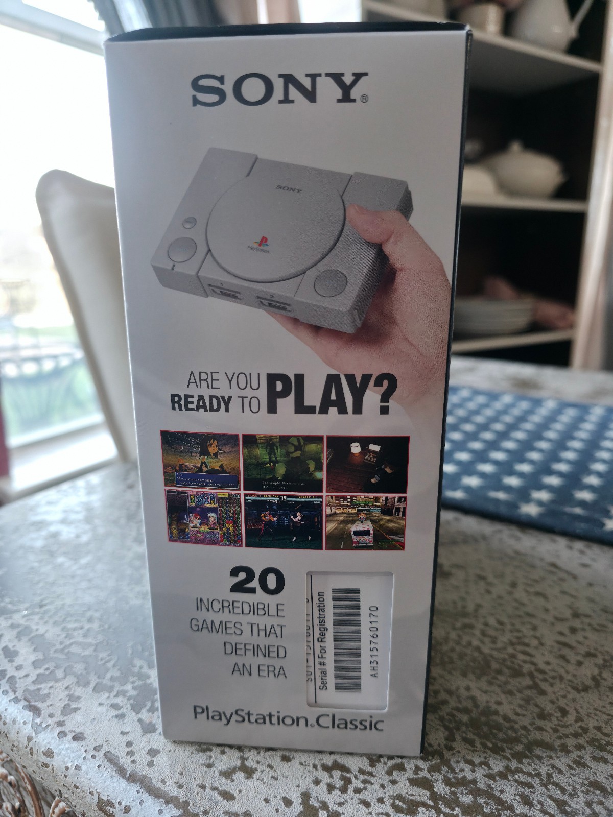Sony PlayStation Classic Mini Console w/8bitdo USB Wireless 2 Adapter