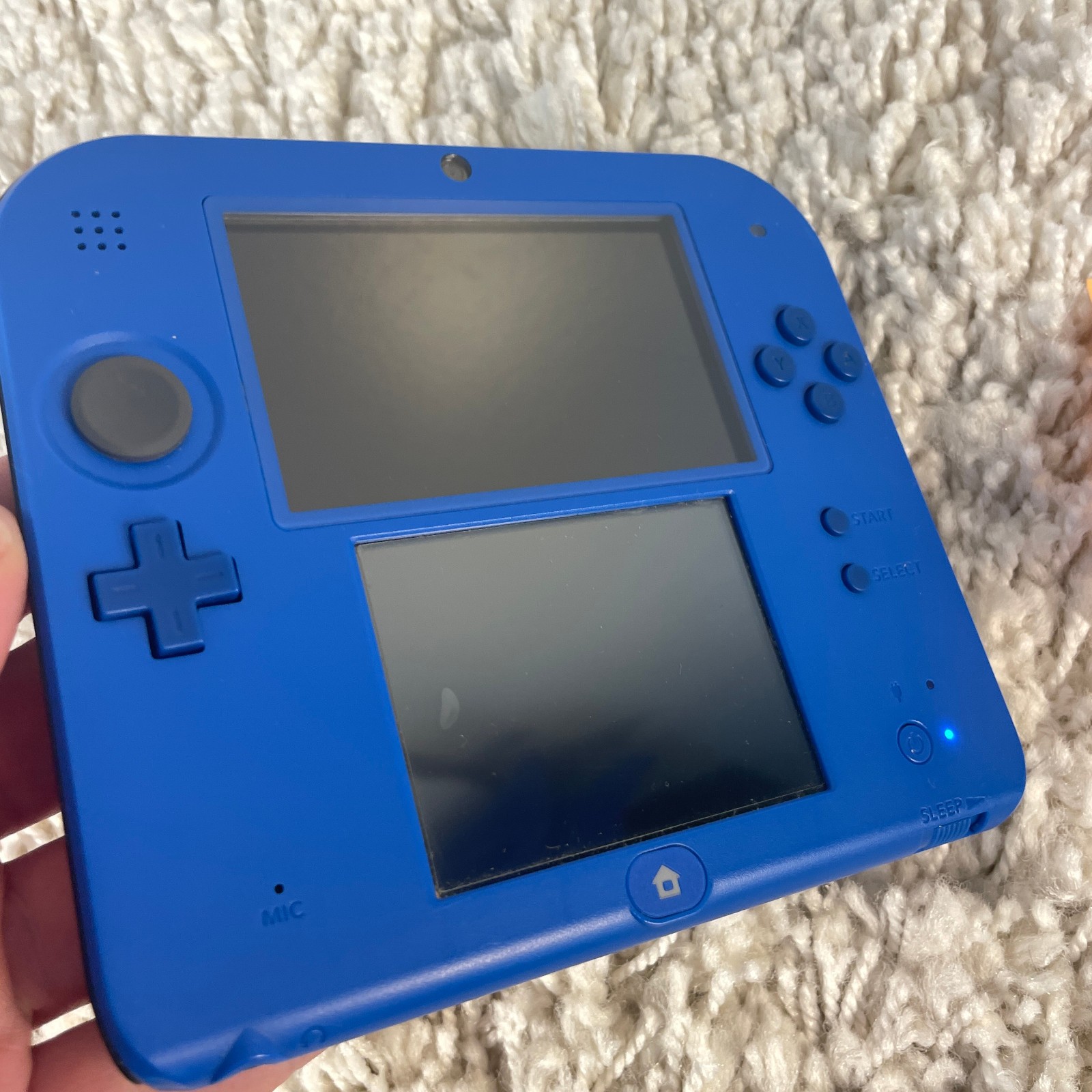 Nintendo 2DS Electric Blue Handheld Console System FTR-001 PARTS