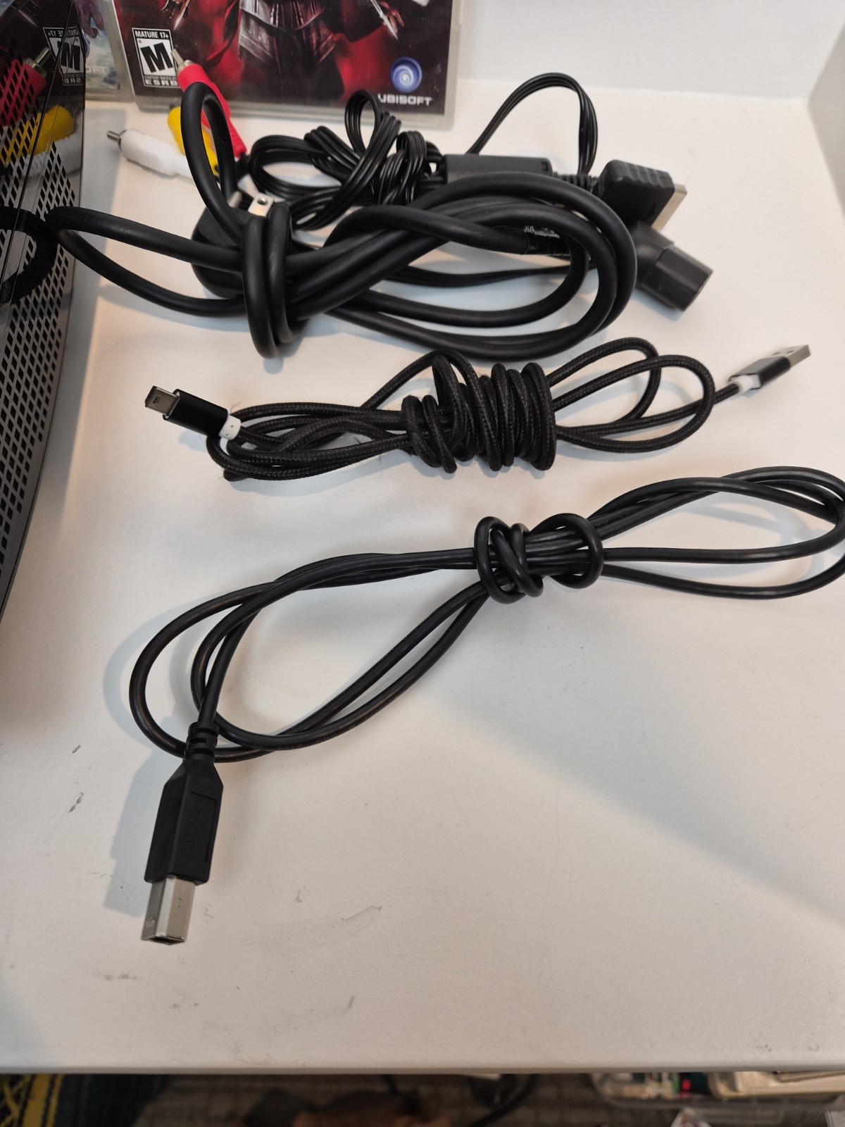 Sony PlayStation 3 PS3 Fat CECHH01 Console – 6 Games, Cables, Controller