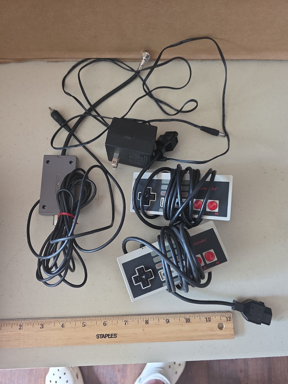 Used Nintendo NES Console Bundle With 10 Games Tested And Working