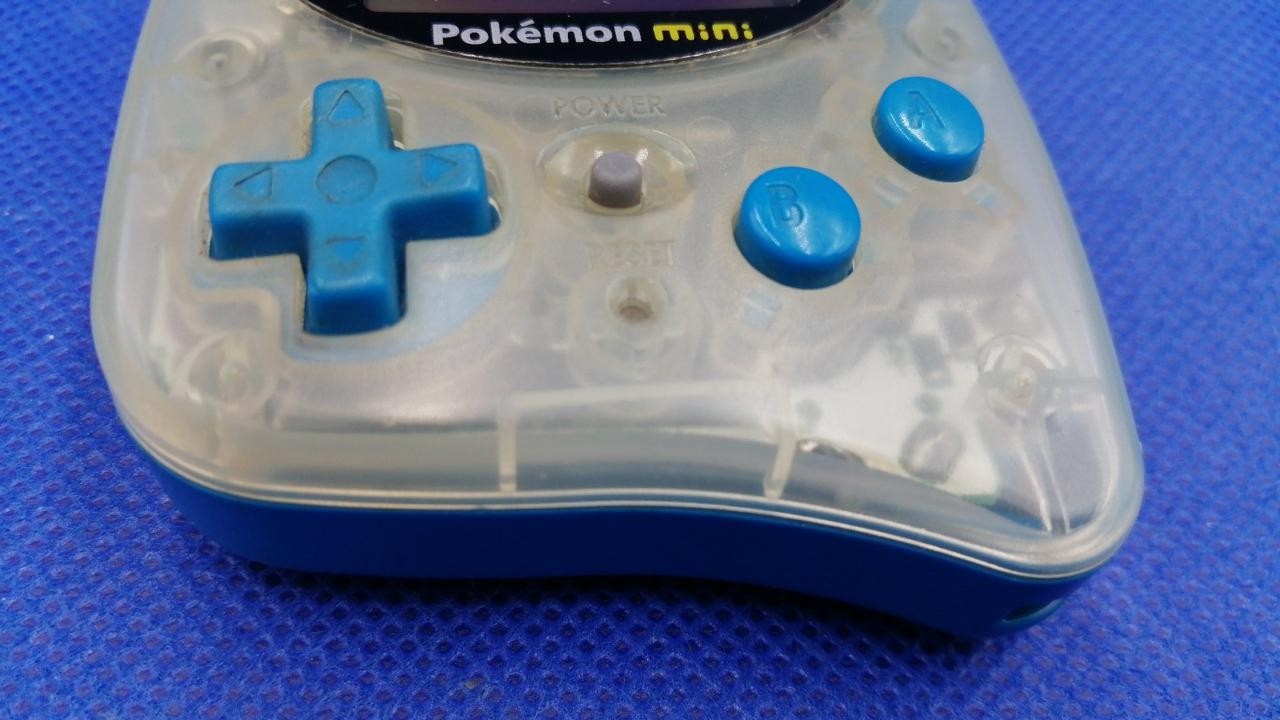 Nintendo Pokemon mini Console Upa Blue with Game (Puzzle Collection) Tested