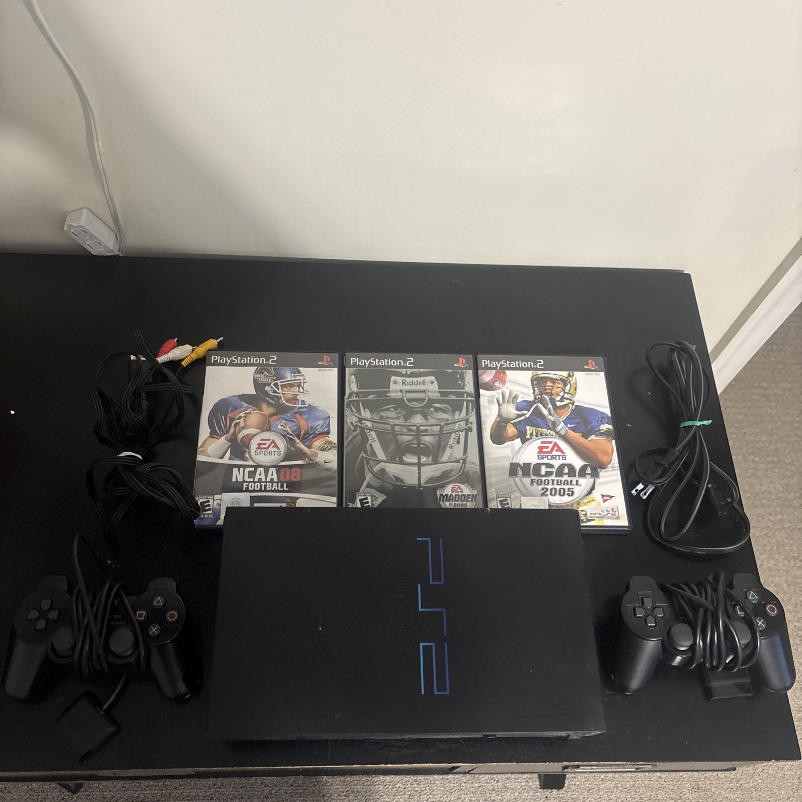 PlayStation 2 Fat Console Bundle – Tested, Controller, Football Games Bundle