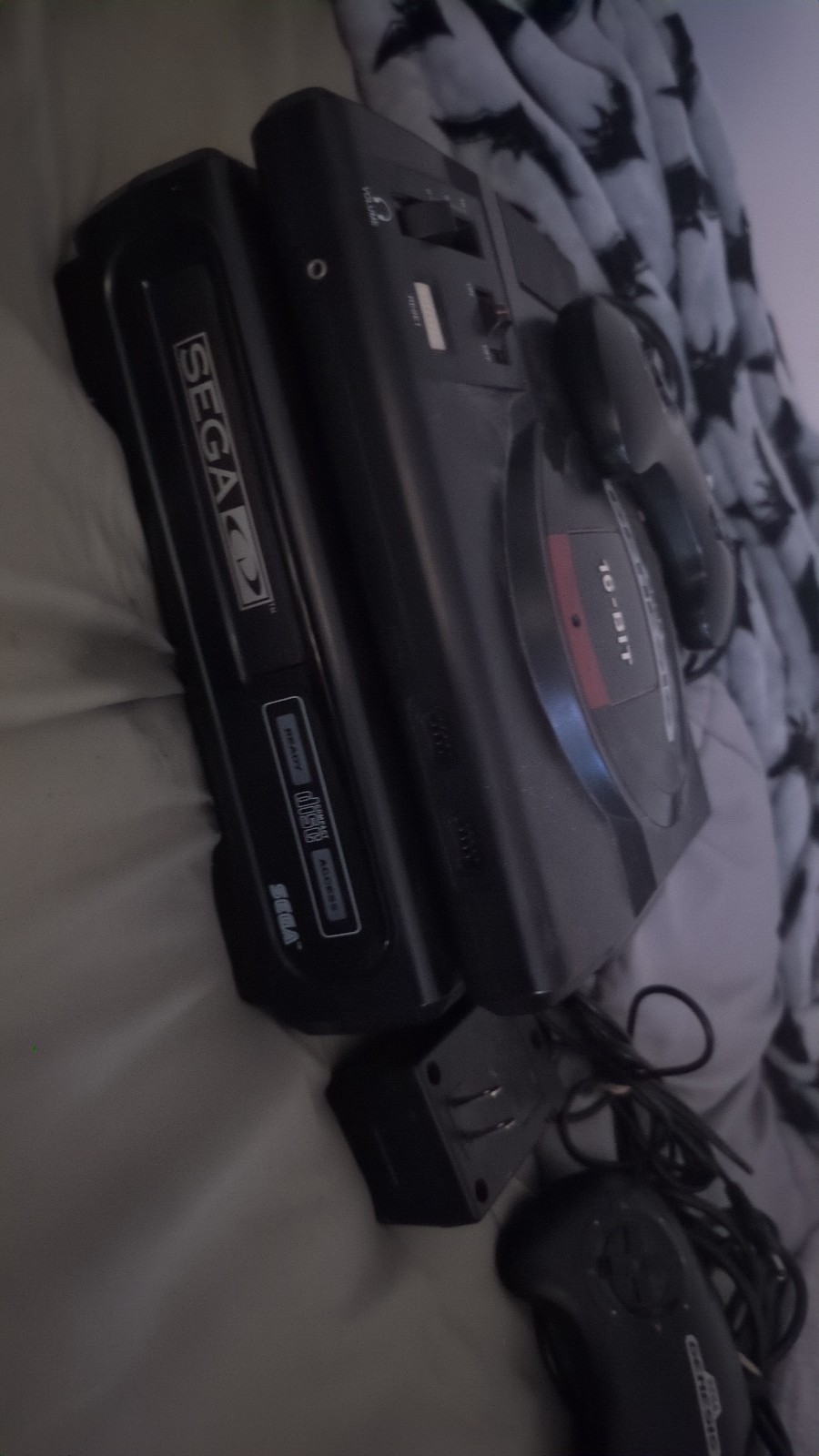 Mega Drive Genesis SEGA Mega CD Computer CD-ROM Player – Black