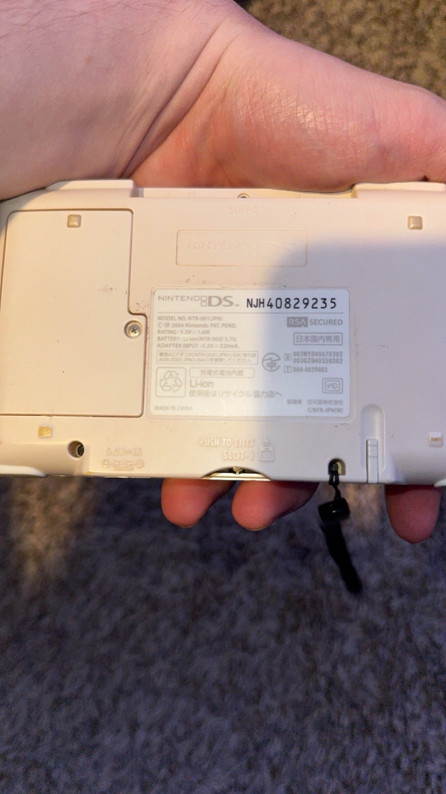 Nintendo DS Handheld System – Great Condition! – TESTED AND WORKING w/ Stylus