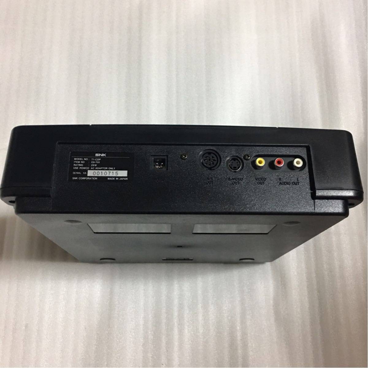 Used Neo Geo CD PAL Version Overseas Version Body Video Game With Box Adapter