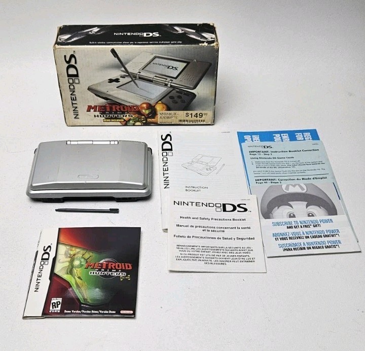 Nintendo DS Console – Metroid Prime Hunters First Hunt Edition In Box