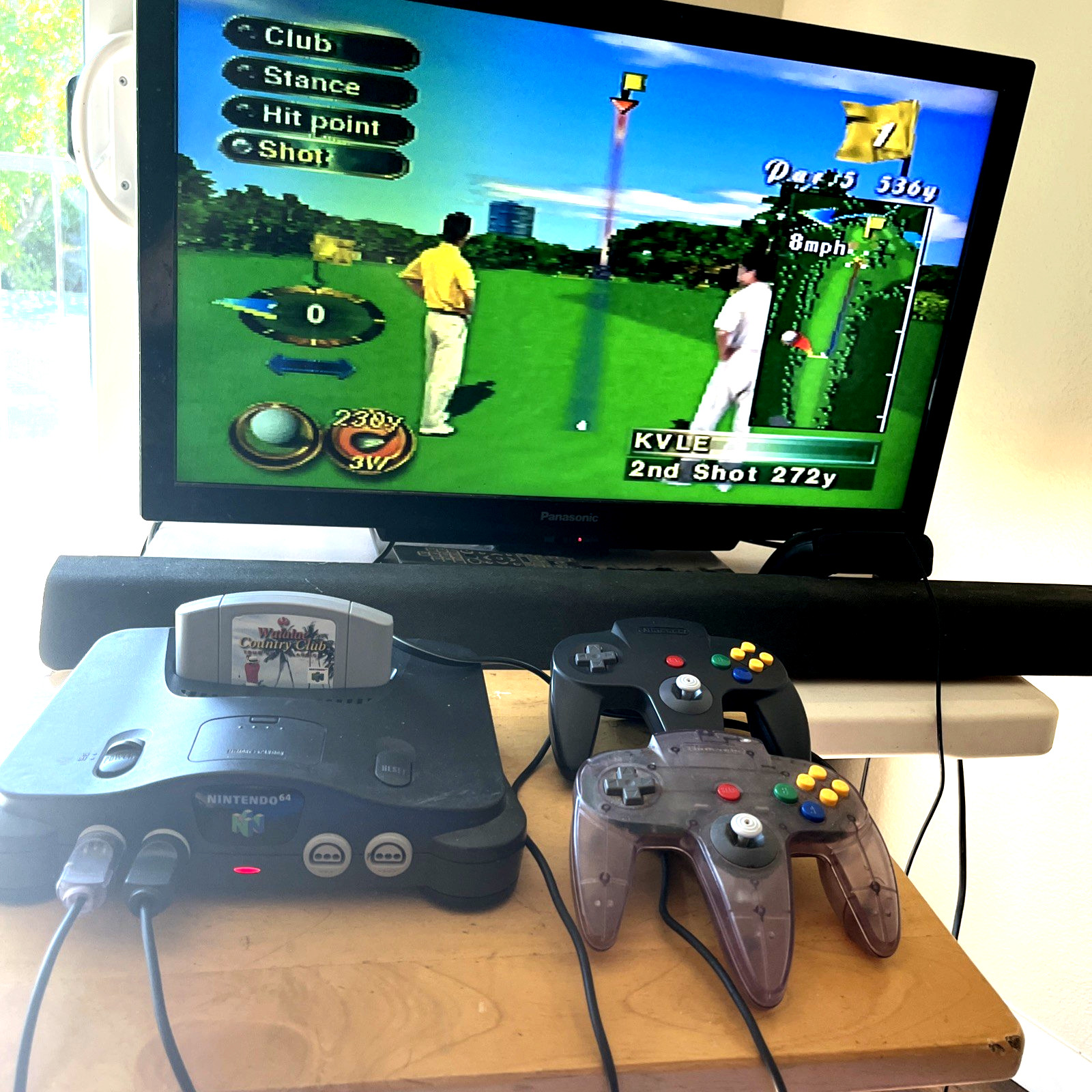 Nintendo 64 N64 NUS-001 (USA) Console Bundle With 2 Controllers Cables TESTED