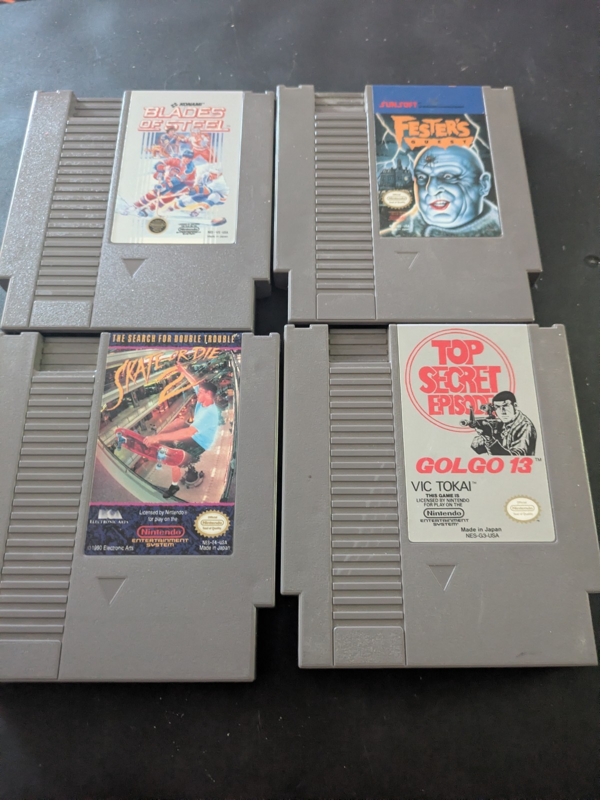 Nintendo NES Top Loader System Bundle 9 Games Dogbone NES Max Controller NES 101