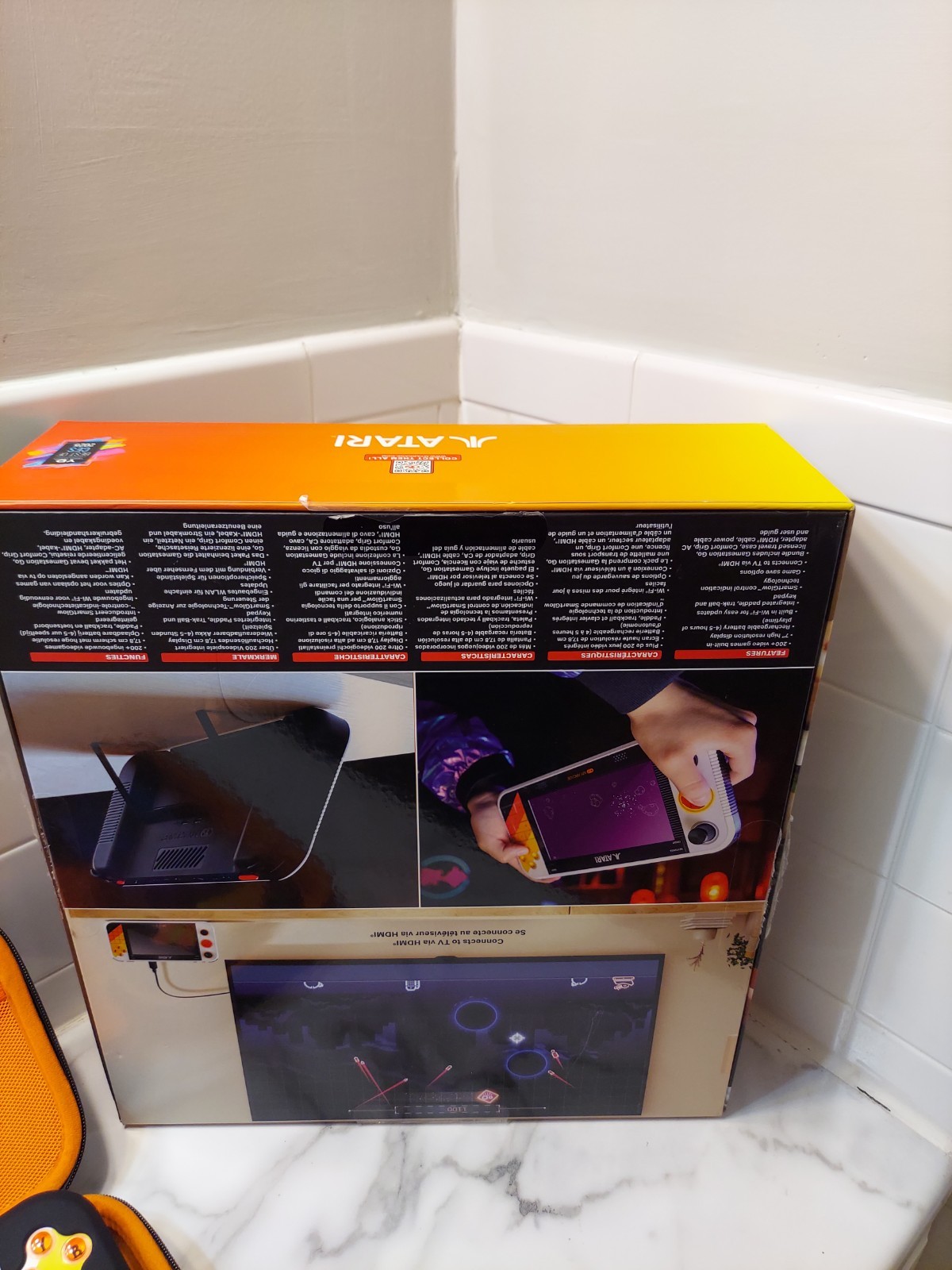 MY ARCADE ATARI Gamestation Go Portable Video Game System + Extreas