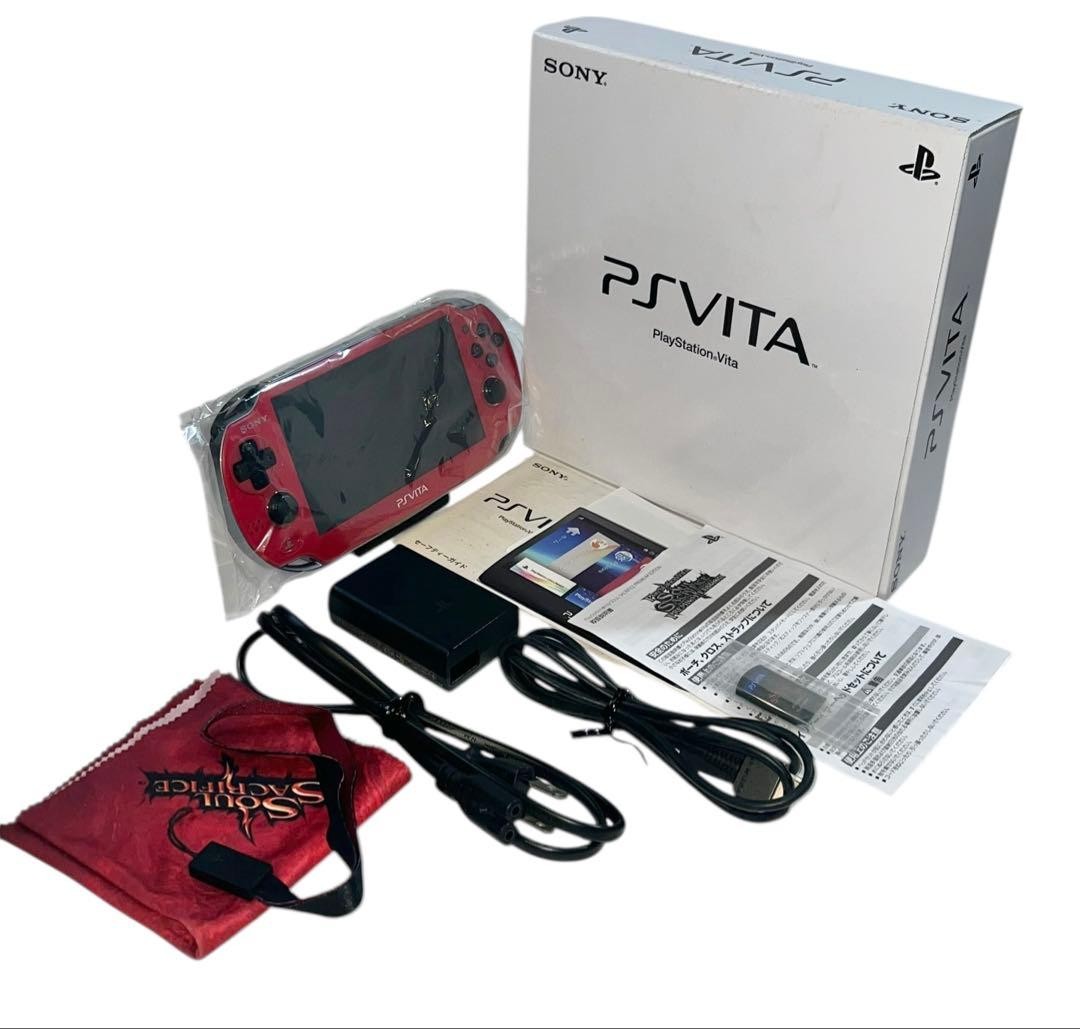 Sony PS Vita Soul Sacrifice premium limited PCH-1000 OLED Console Used Japan