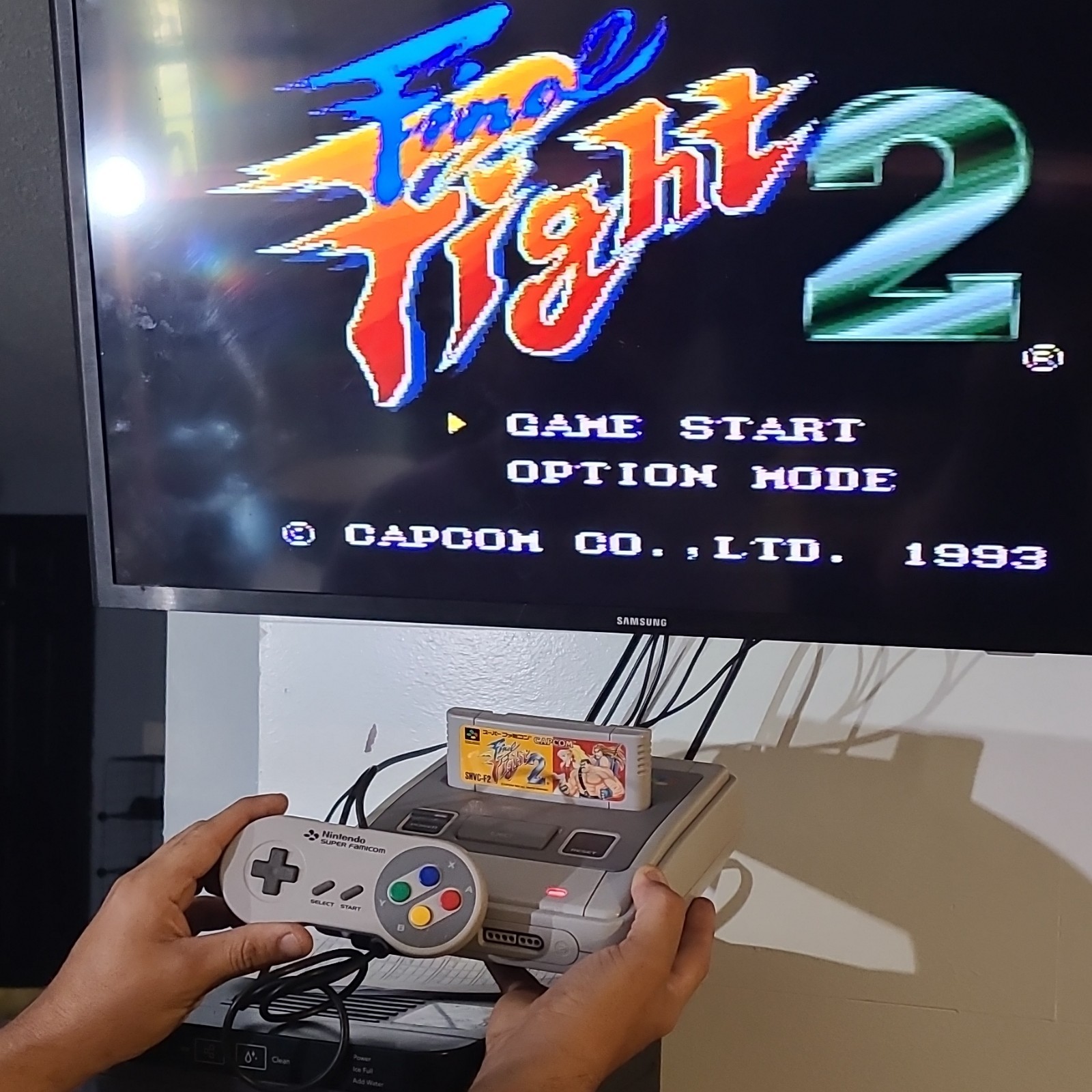 Nintendo Super Famicom Gray Console with Controllers, Games, Composite RCA
