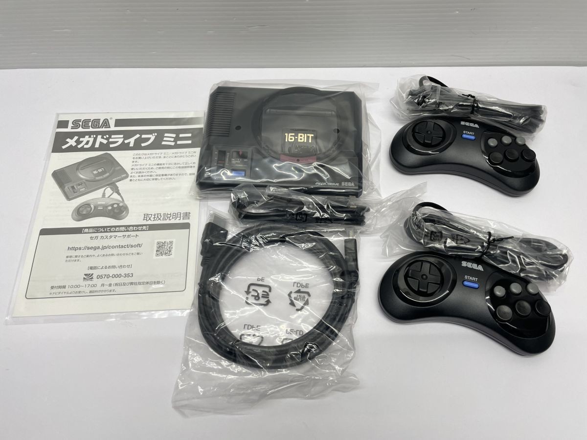 Sega MEGA DRIVE MEGADRIVE Mini W Classic SEGA Games Open box JAPAN