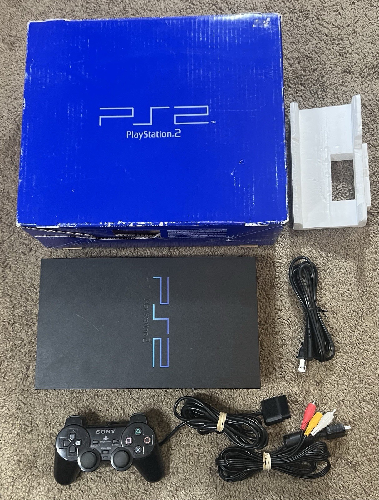 Sony PlayStation 2 PS2 System SCPH-3001 In Box Bundle With PS2 Controller