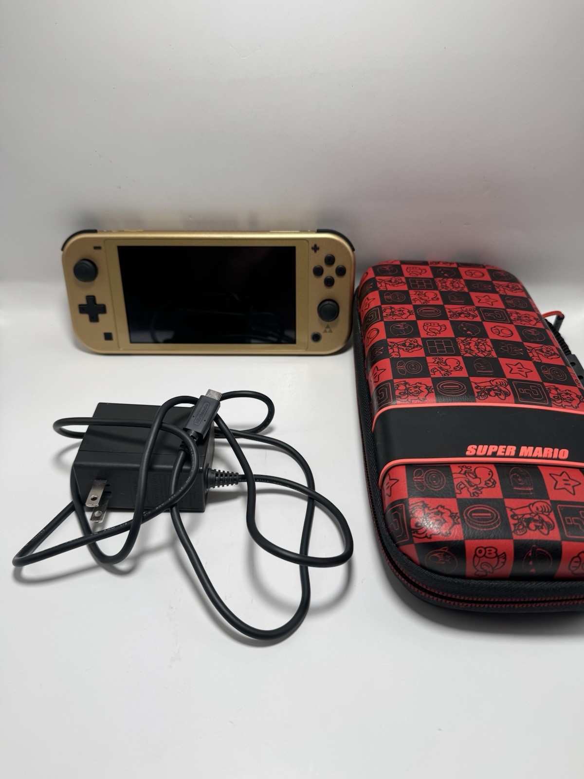 Nintendo Switch Lite – The Legend of Zelda Hyrule Edition – Console With Case