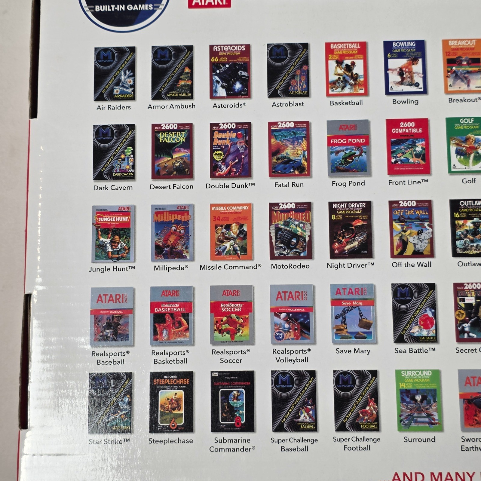 Atari Flashback 8 Console 105 Built In Games 40th Anniversary Black (FVS035296)
