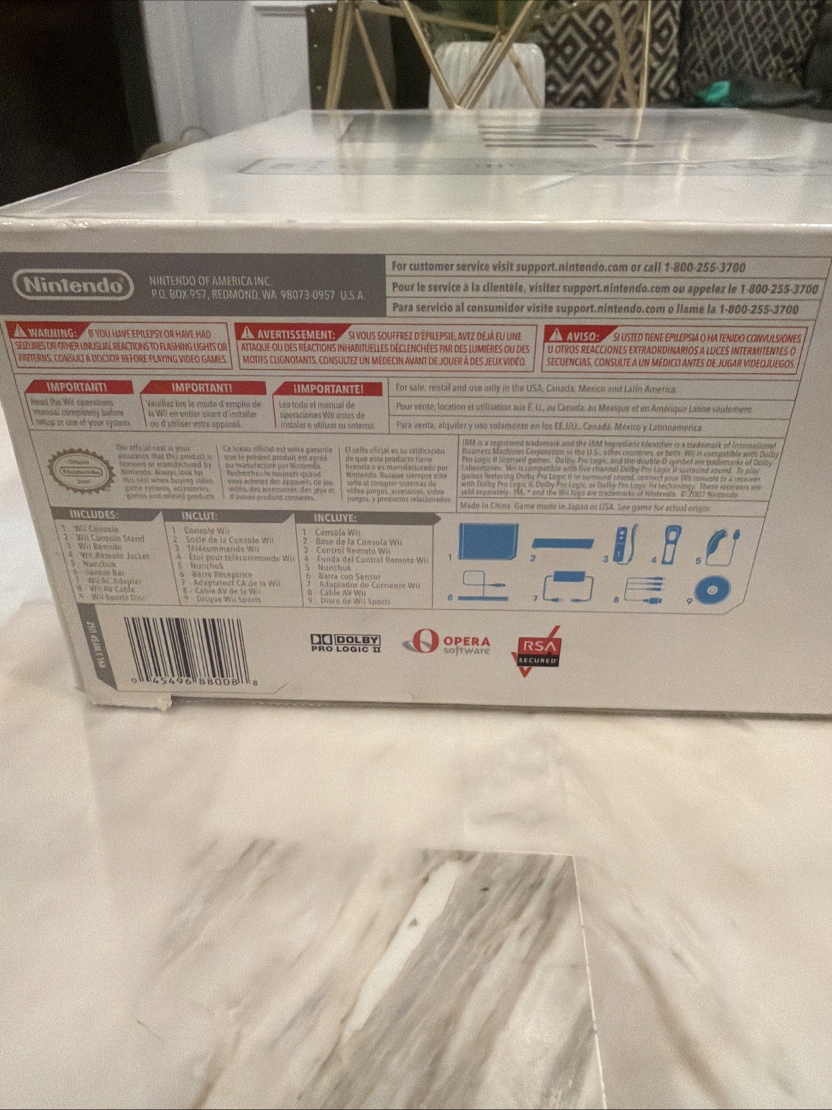 Nintendo Wii Console CIB GameCube Compatible Wii Sports Game Tested Complete