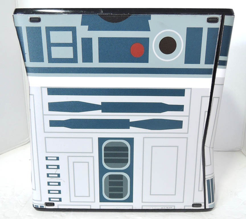 WORKING MICROSOFT XBOX 360 STAR WARS AFTERMARKET SKIN R2D2 EDITION 250GB