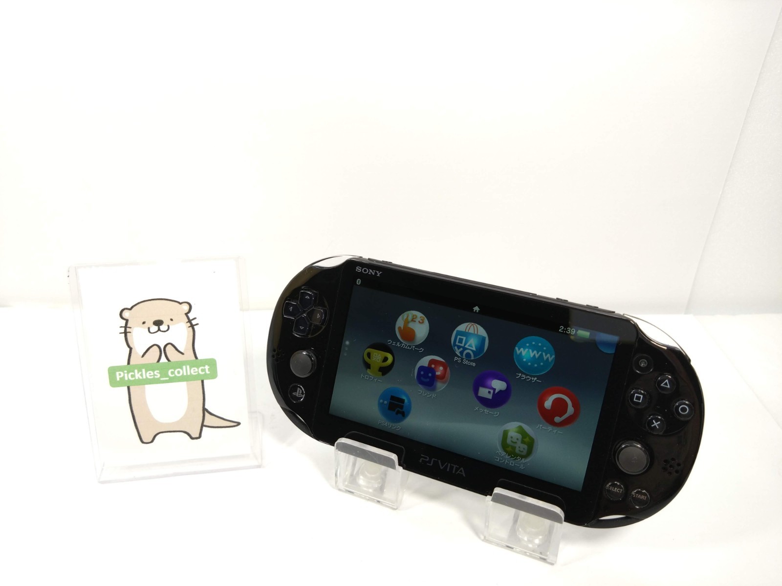 PS Vita Black PCH 2000 ZA11 Console only PSV Tested Sony 0529B