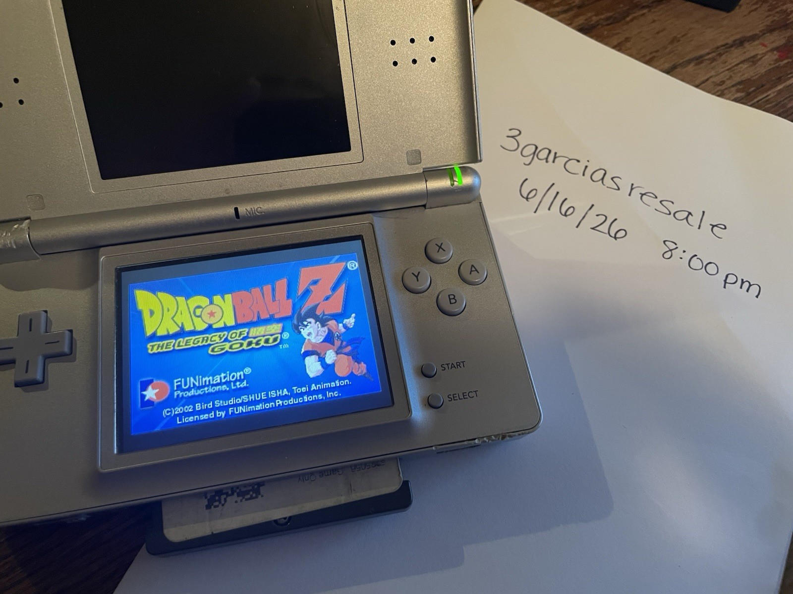 Nintendo DS Lite, Silver