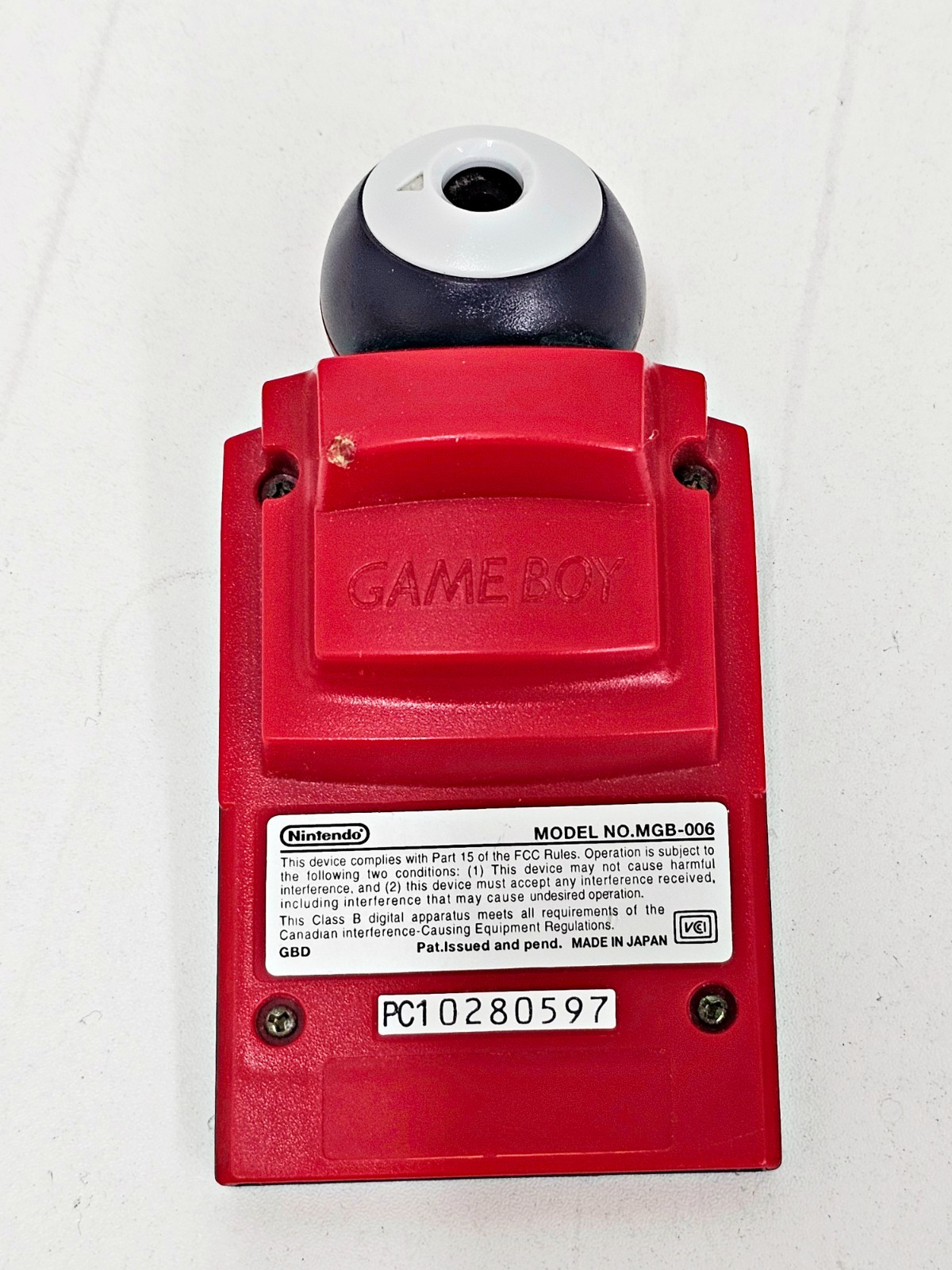 Nintendo Game Boy Pocket Camera Red
