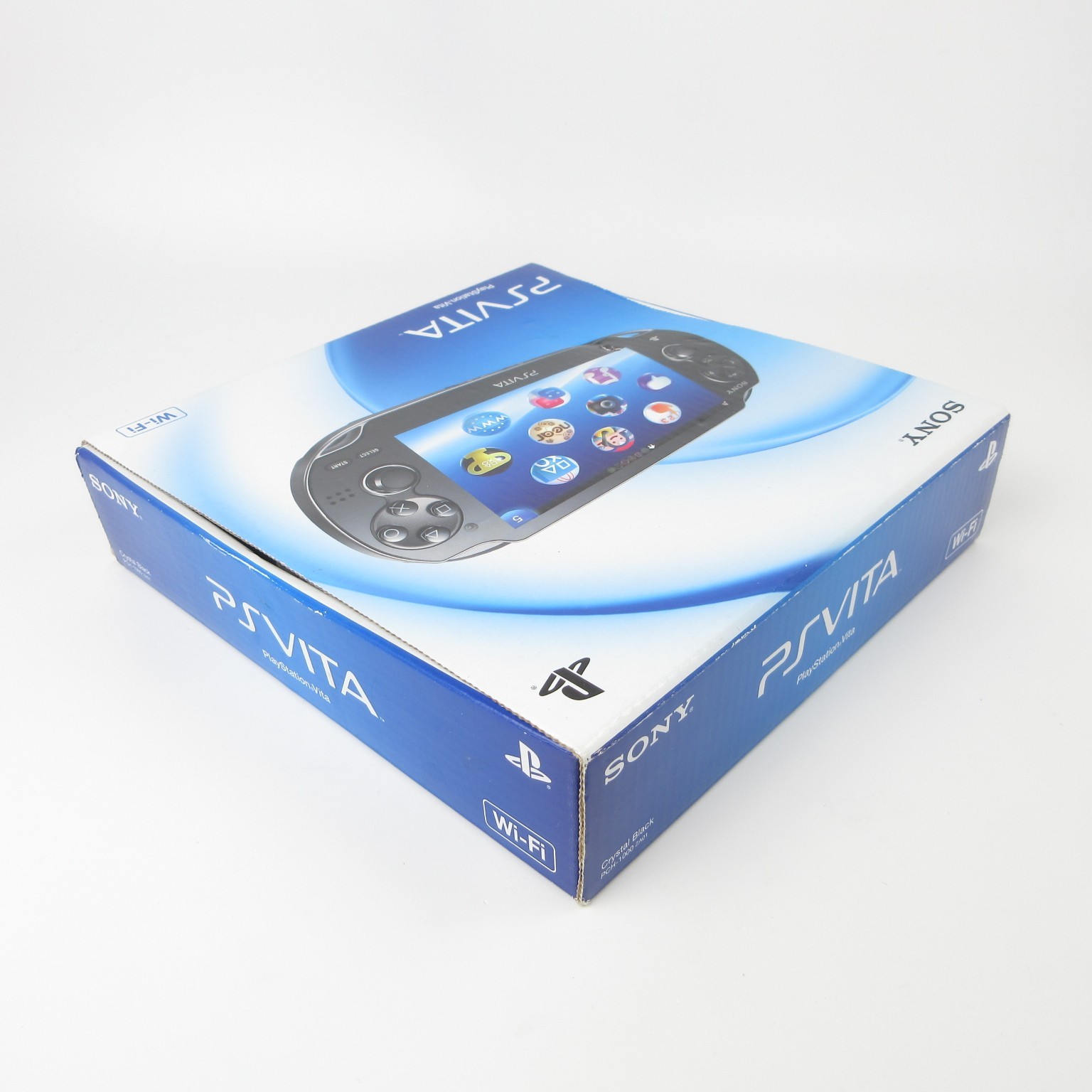 【Very Good】Sony PS Vita PCH-1000 Crystal Black Wi-Fi Model Console #DEN0322/07