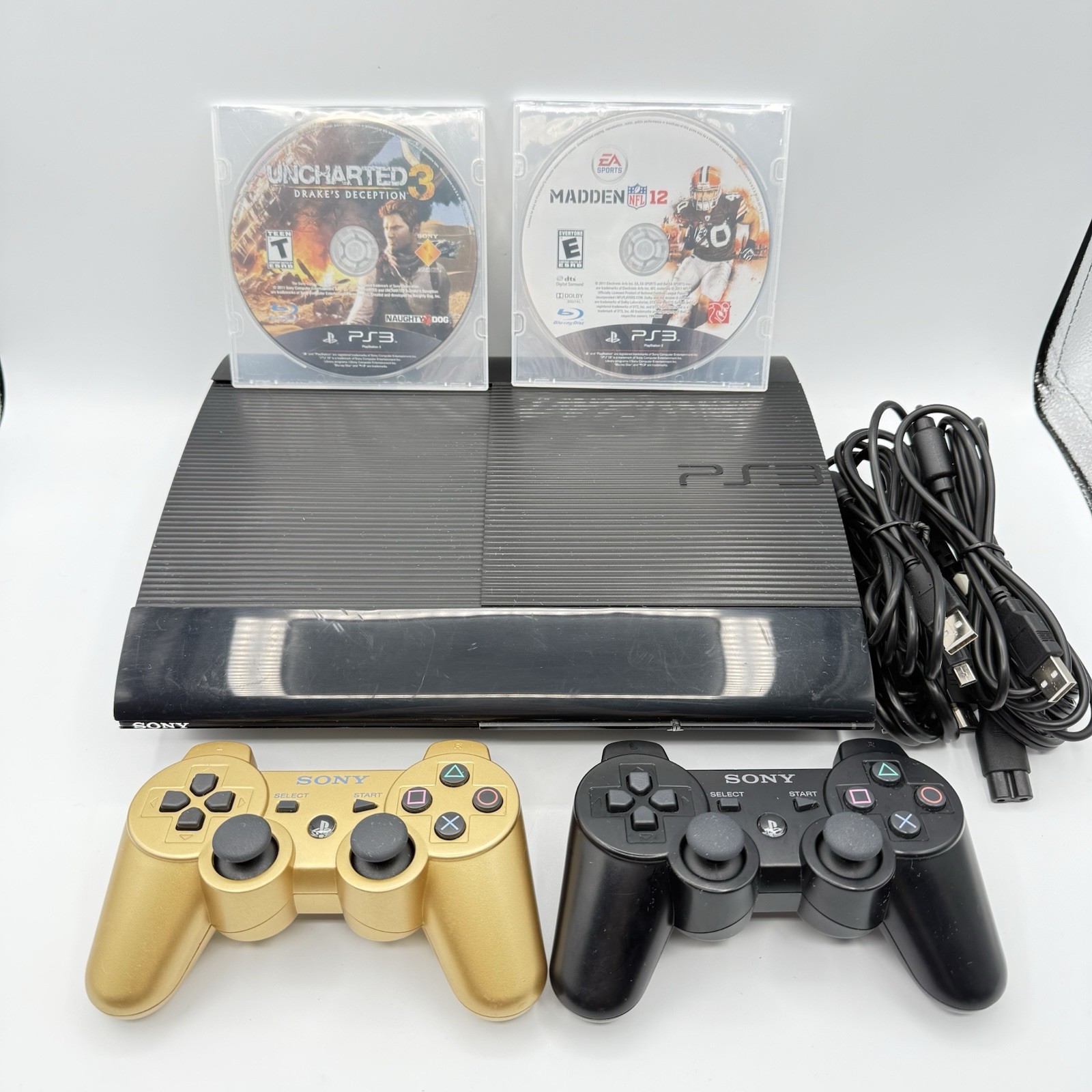 Sony PlayStation 3 PS3 Super Slim CECH-4001C 500GB Console *READ*