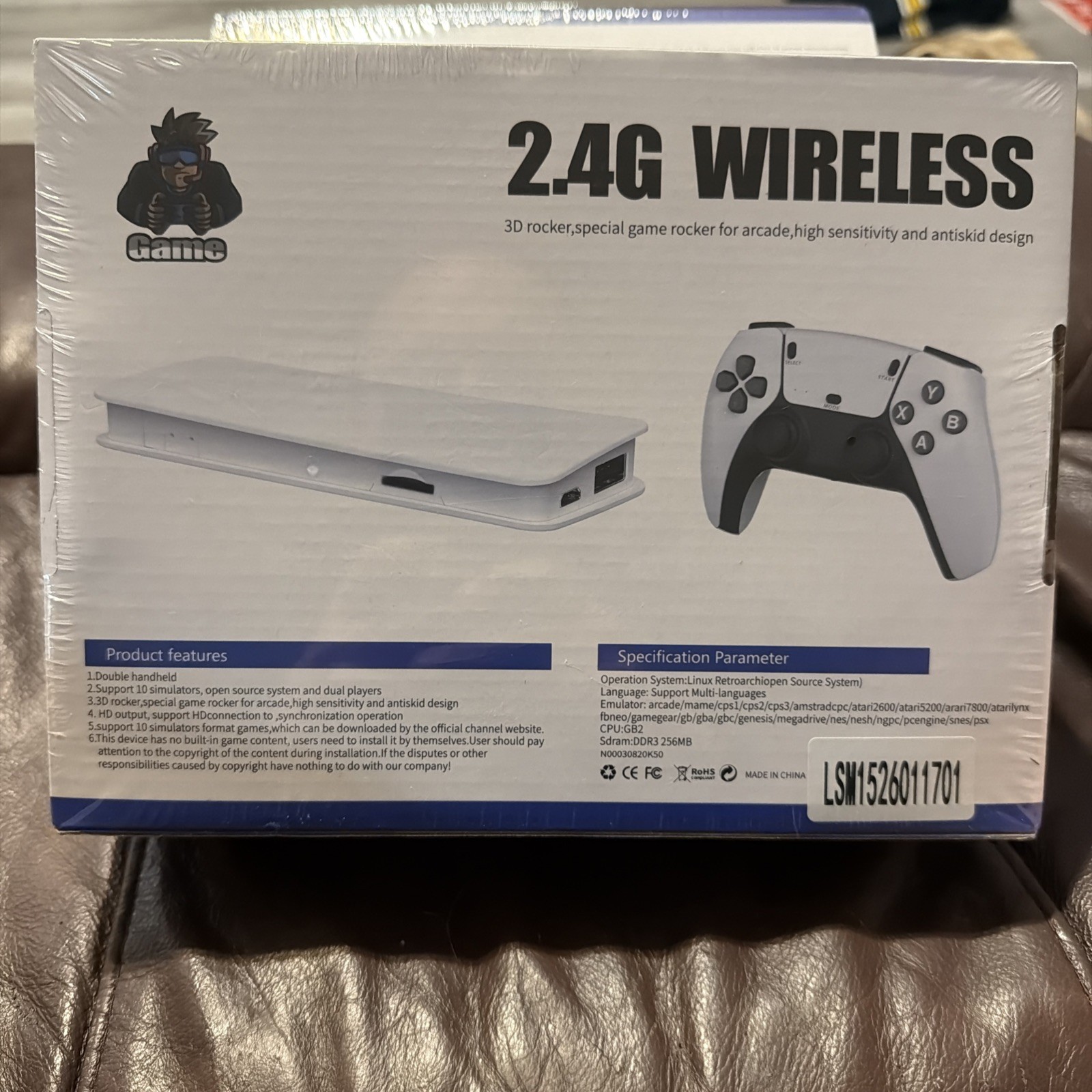 M15 Pro Console 2.4G Dual Wireless Controller Game Stick 4K Game 128gb Sealed