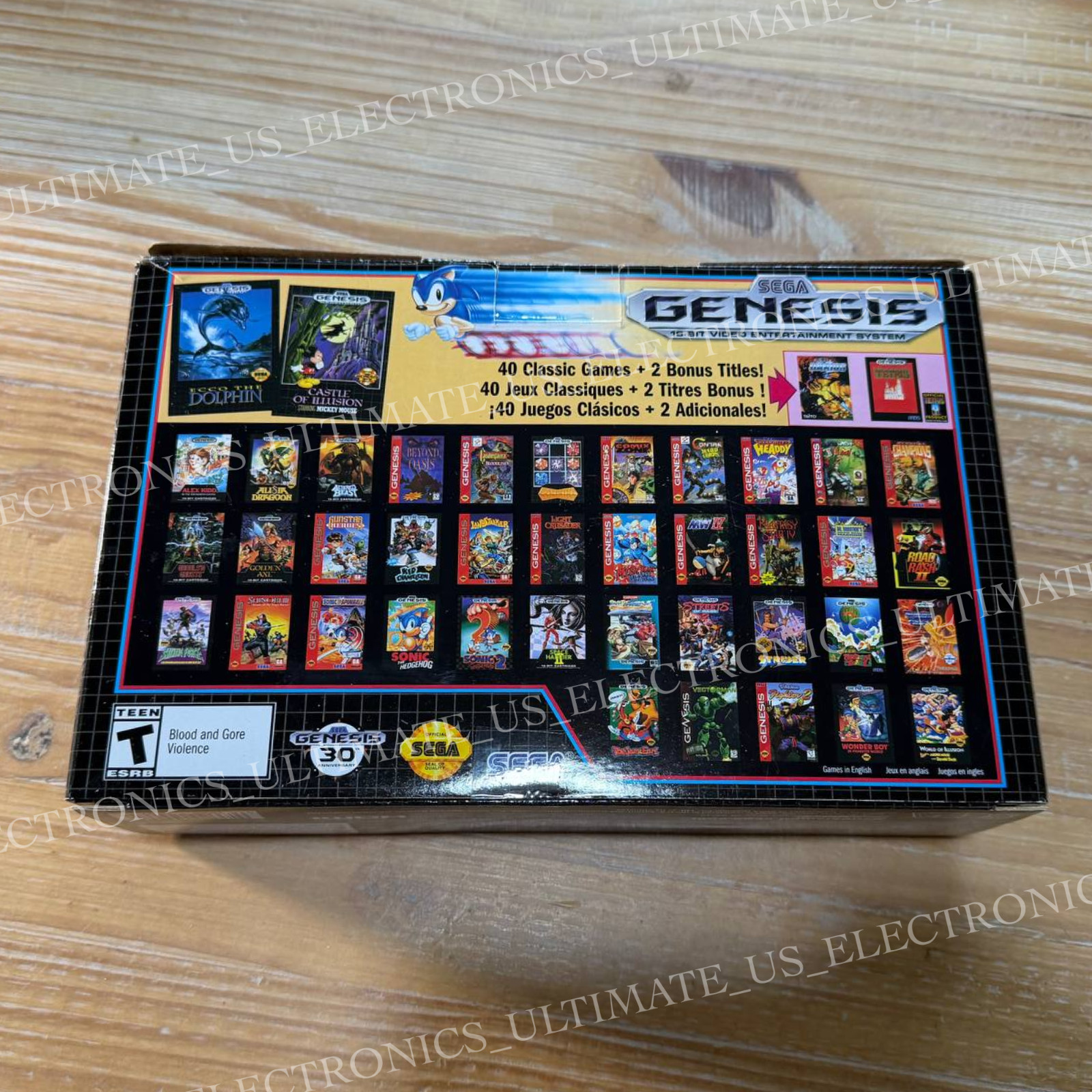 SEGA GENESIS Mini By SEGA Console 40 GAMES 30 Years Anniversary 2019 Edition New
