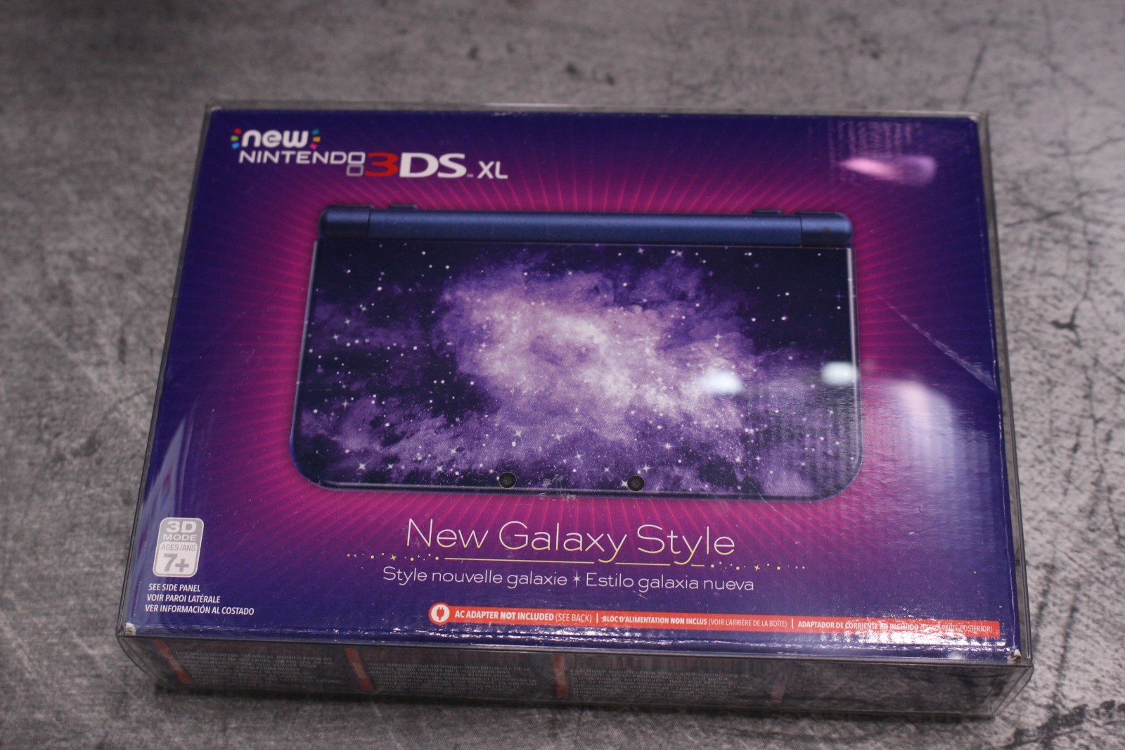 Nintendo New 3DS XL Galaxy Edition Handheld System – Purple Duel IPs Rare