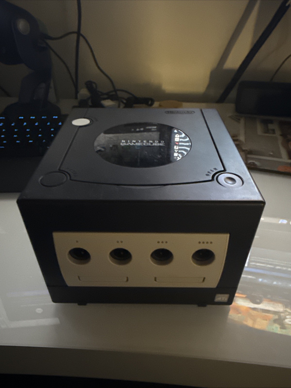 Nintendo GameCube Jet Black DOL-001 (USA) Console Tested and Works!