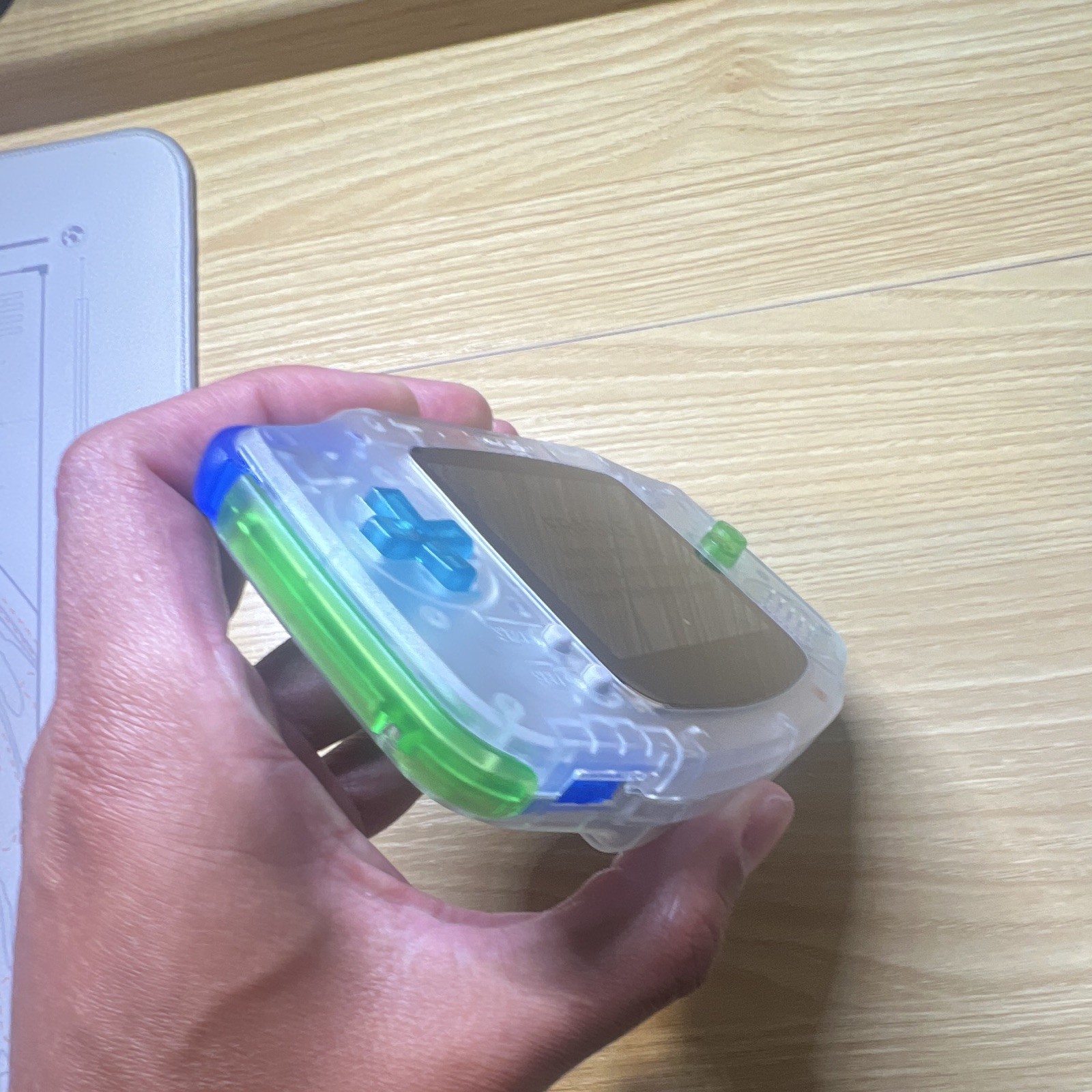 Custom GBA Handheld – Backlit IPS Screen, USB-C Rechargeable Battery