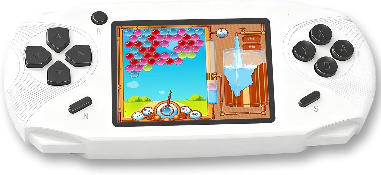 Handheld Game Console 16-Bit Retro 220 Games 3-Inch Screen Portable Kids Adult