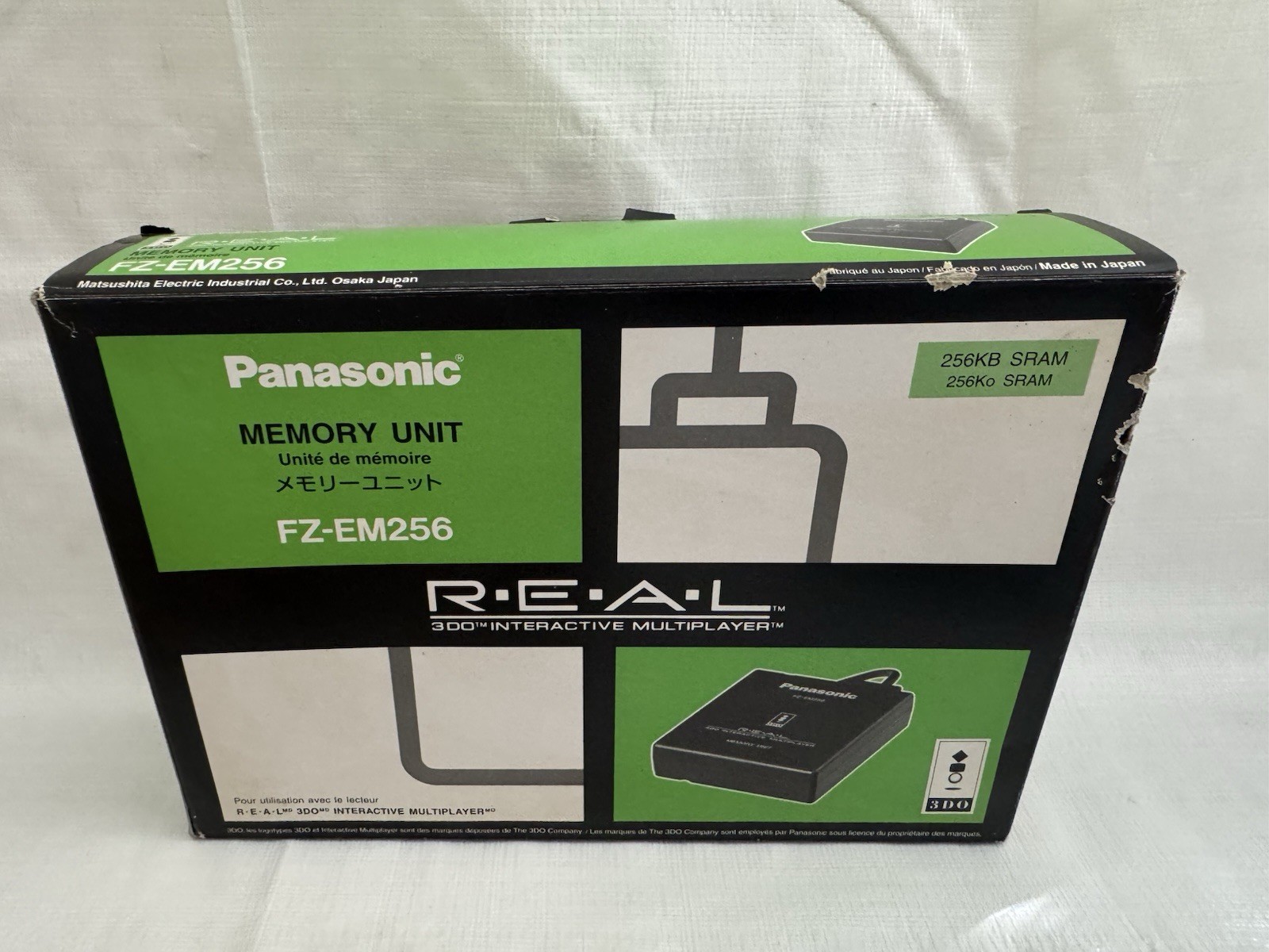🇺🇸US SELLER – Panasonic 3DO FZ-EM256 External Memory Unit Backup •NO DISC•